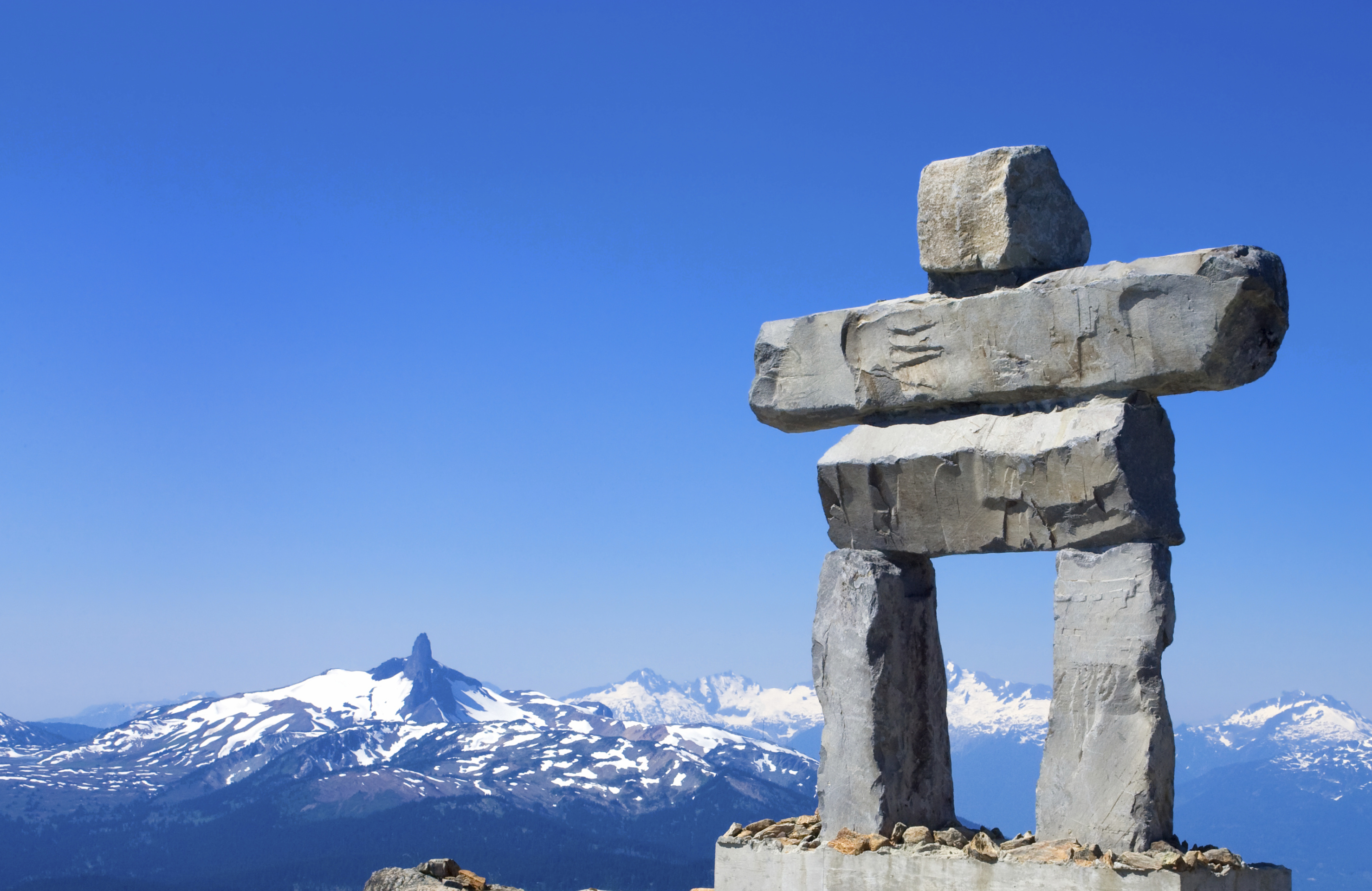 Inukshuk, Symbolic sculpture, Northern Canada, Indigenous heritage, 2960x1920 HD Desktop