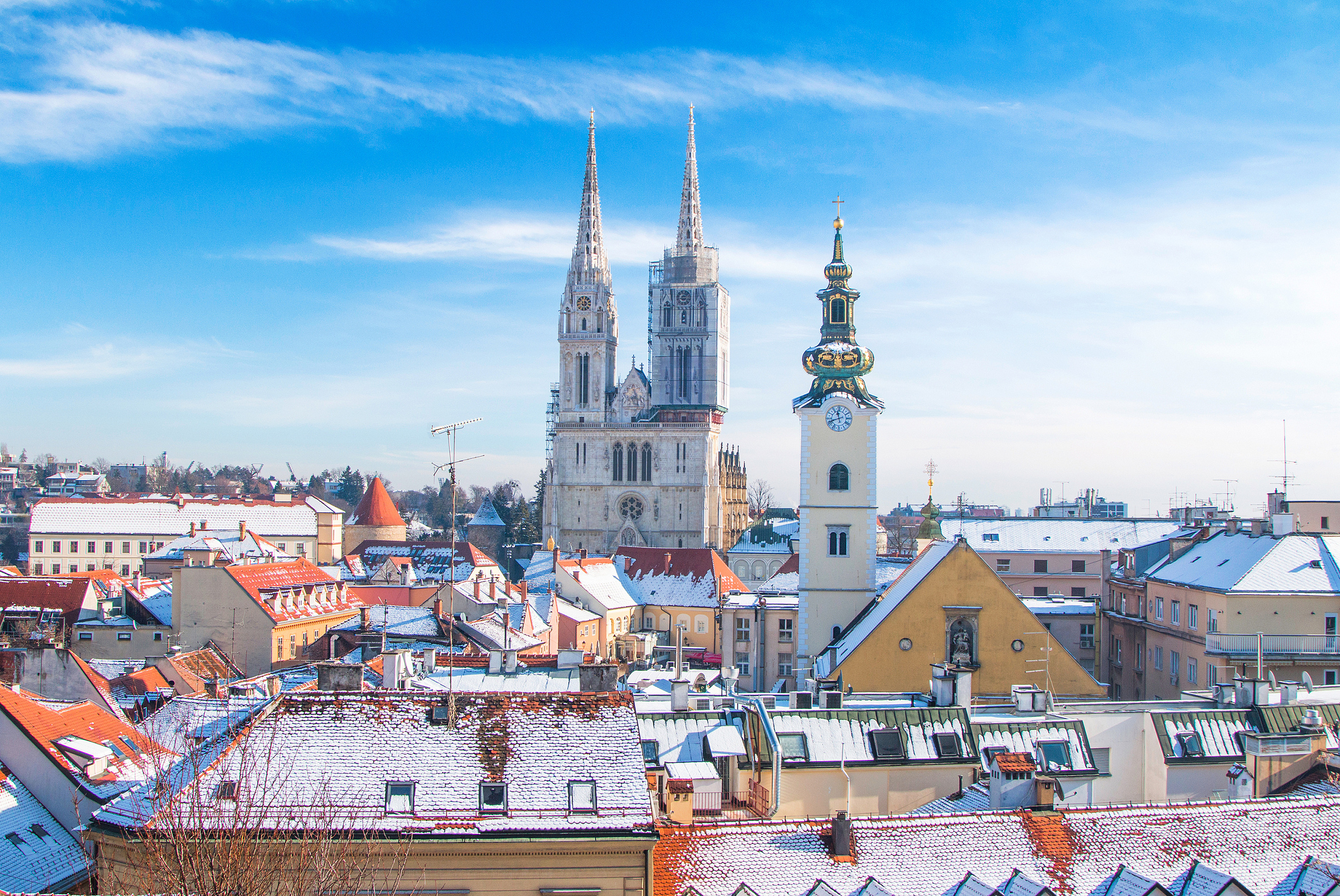 Zagreb, Majestic cathedral, Architectural wonder, Trip photo gallery, 2500x1680 HD Desktop