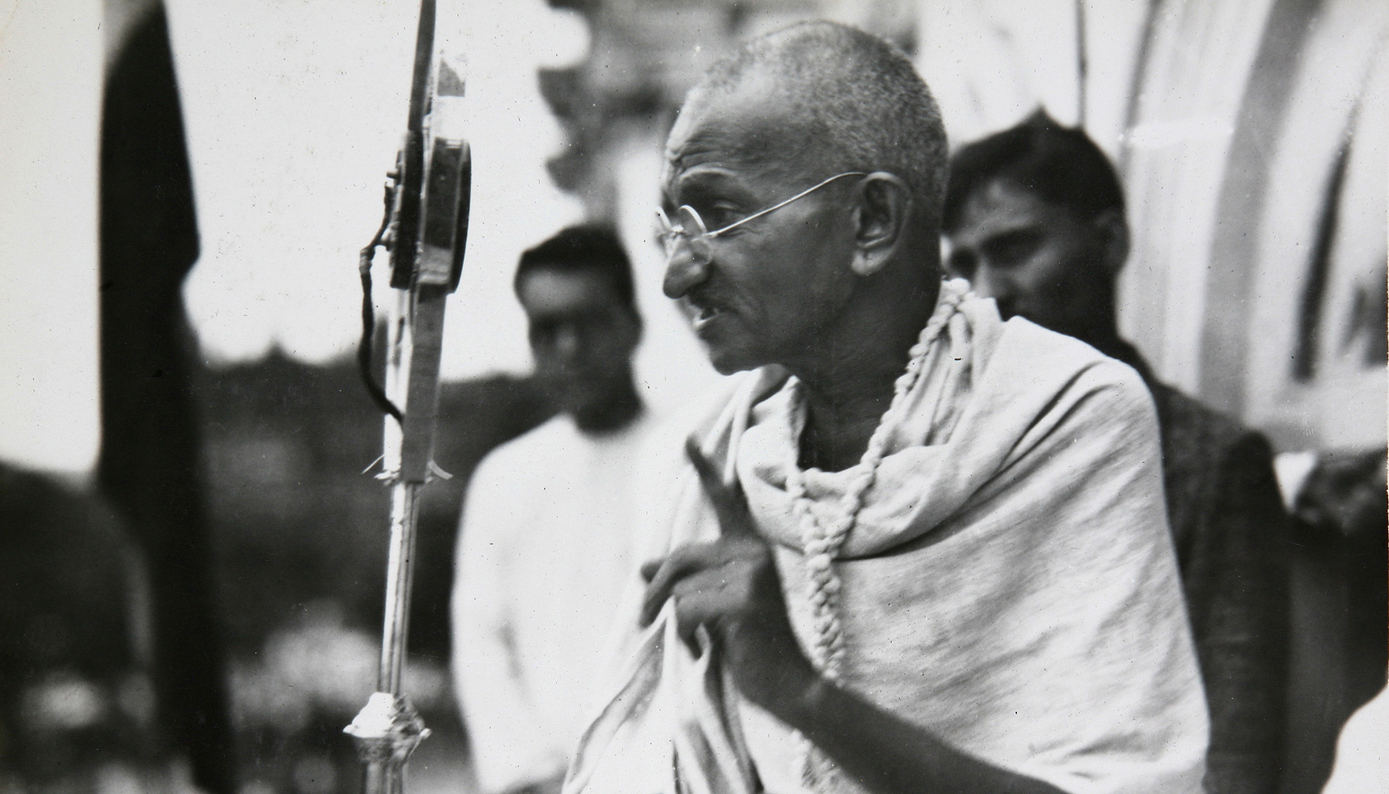 Power of non-violence, Mahatma Gandhi's teachings, Philosophical quotes, Inspirational messages, 1950x1120 HD Desktop