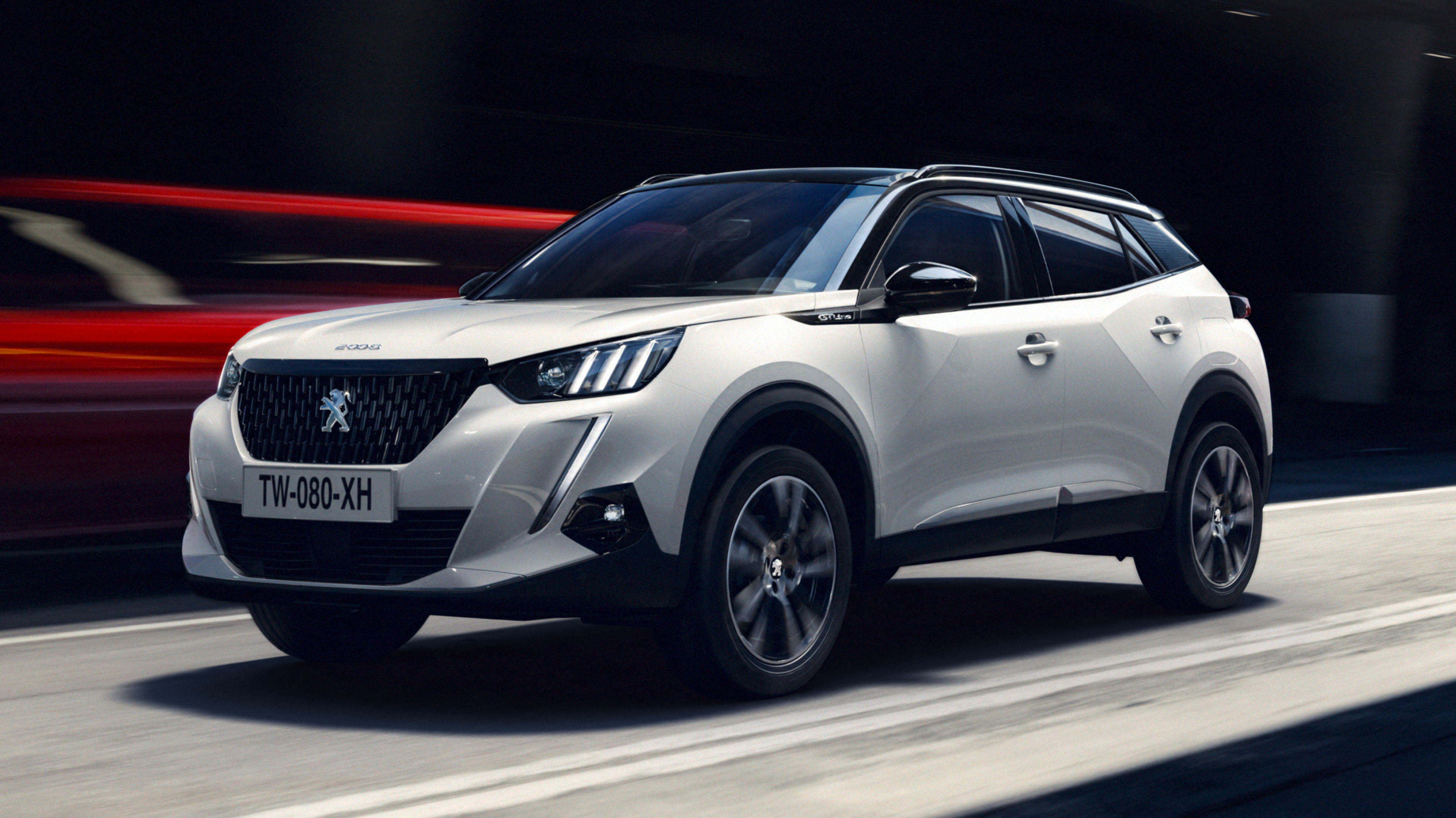 Peugeot 2008, Compact SUV, Stylish and practical, Advanced safety features, 3840x2160 4K Desktop