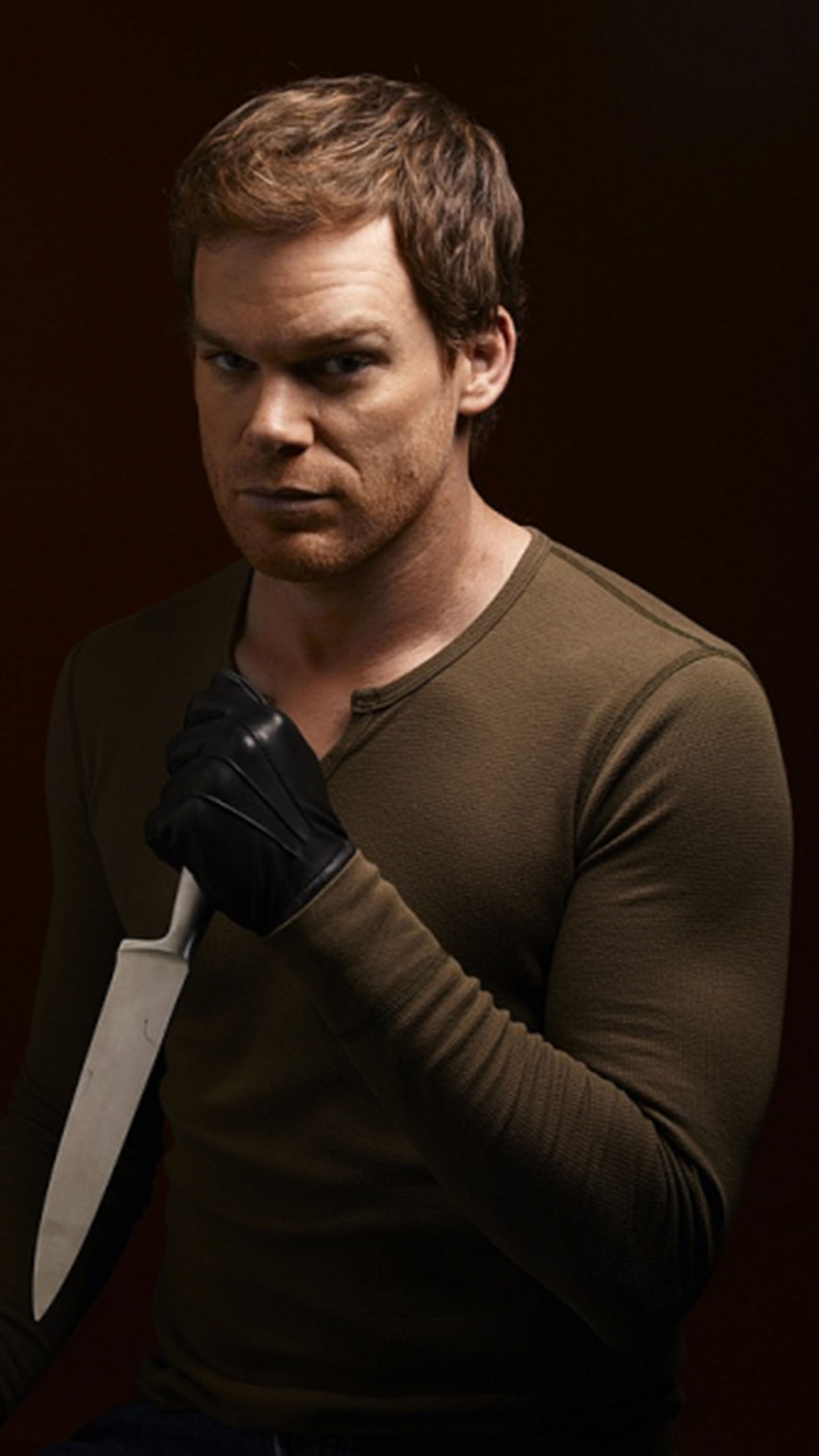 Michael C. Hall: Portrayed Dexter Morgan, a vigilante serial killer in Dexter television series. 1250x2210 HD Background.