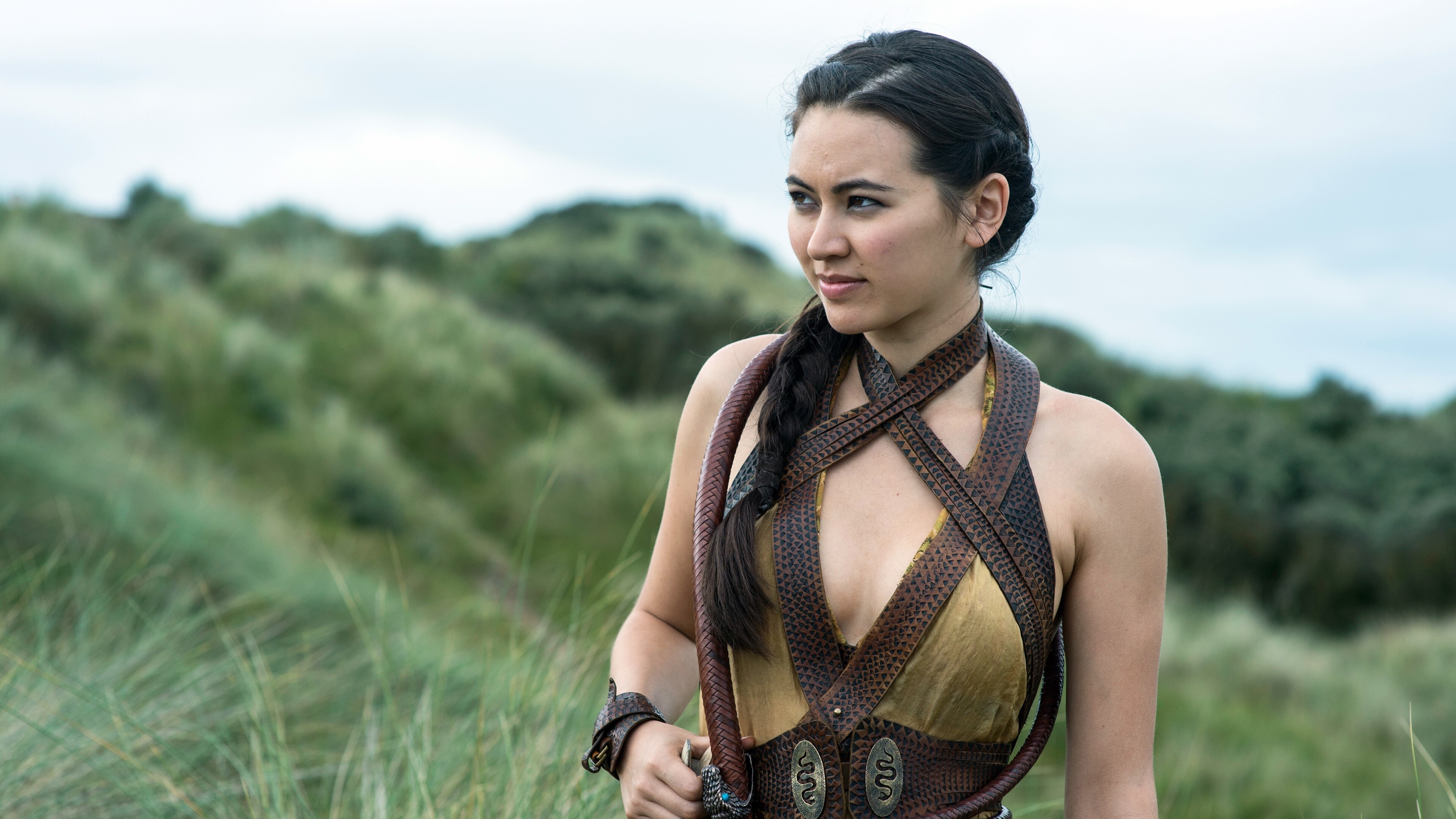 Jessica Henwick: An actress who joined the cast of the HBO series Game of Thrones in Season 5 as Nymeria Sand. 3840x2160 4K Background.