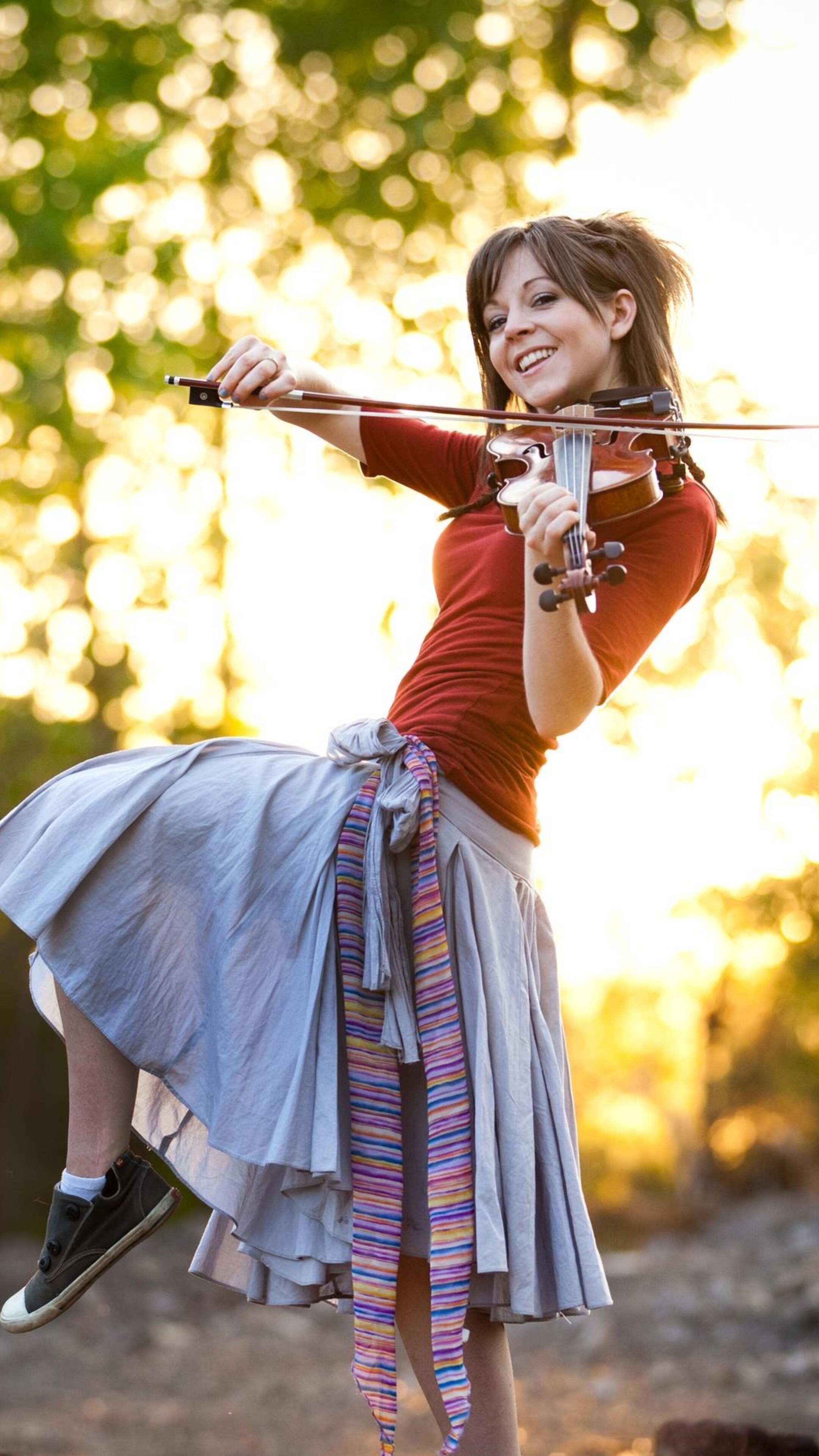 Lindsey Stirling, Sony Xperia X wallpapers, High definition, Stunning photography, 2160x3840 4K Phone