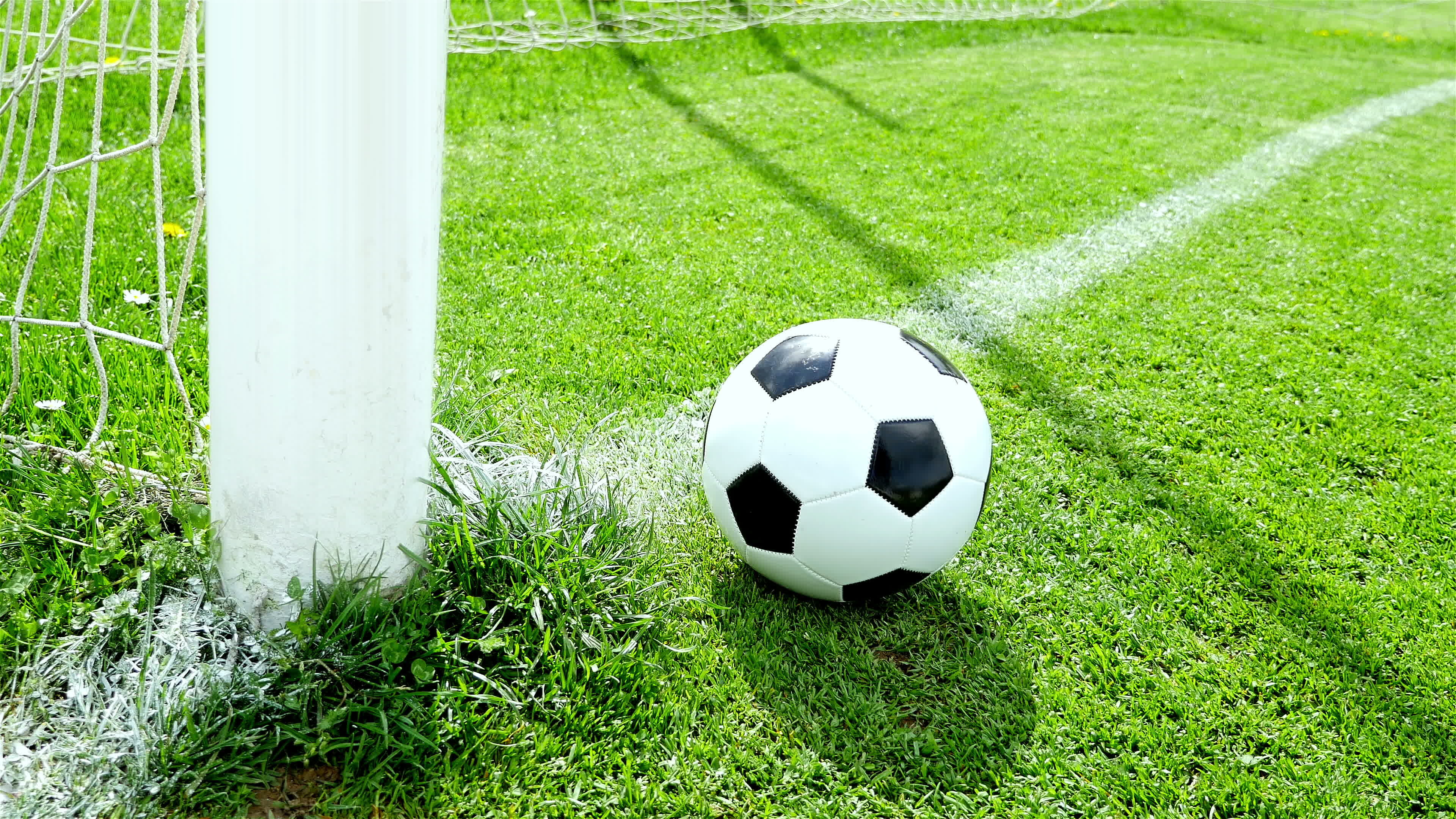 Football game soccer, Action-packed moments, Thrilling match, Goal-line suspense, 3840x2160 4K Desktop