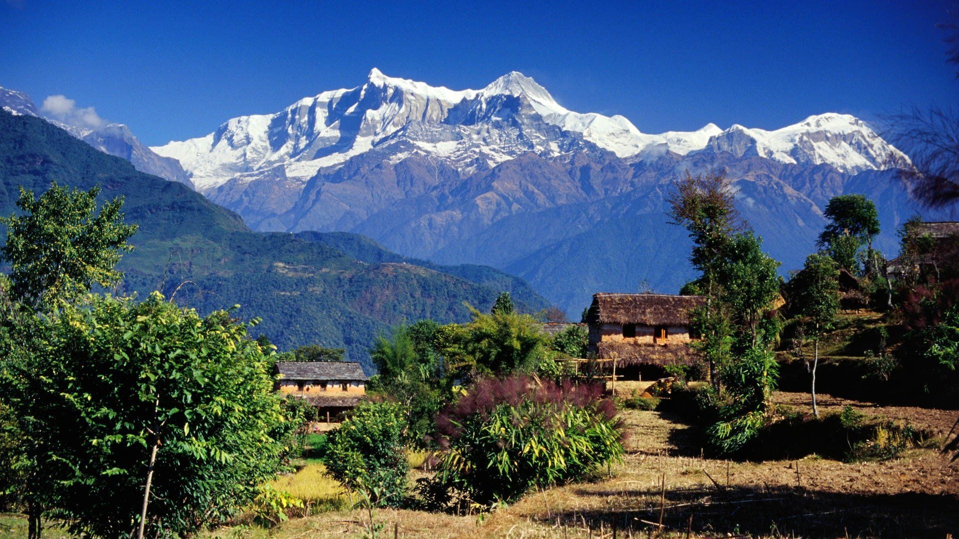 Kathmandu nature, Nepal wallpapers, Serene landscapes, Himalayan beauty, 1920x1080 Full HD Desktop