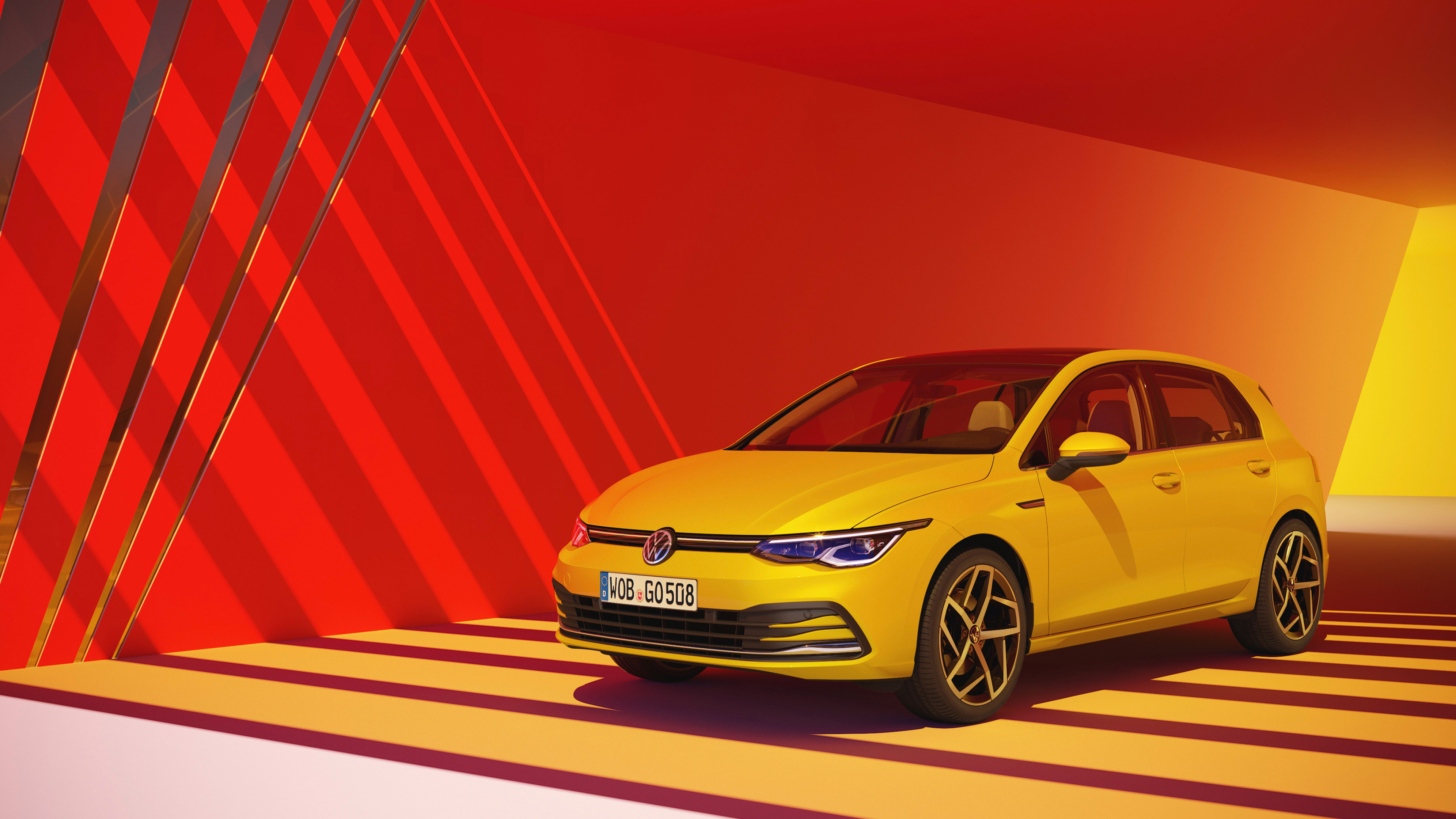 Volkswagen Golf, Style 2020, Car wallpapers, Latest model, 3840x2160 4K Desktop