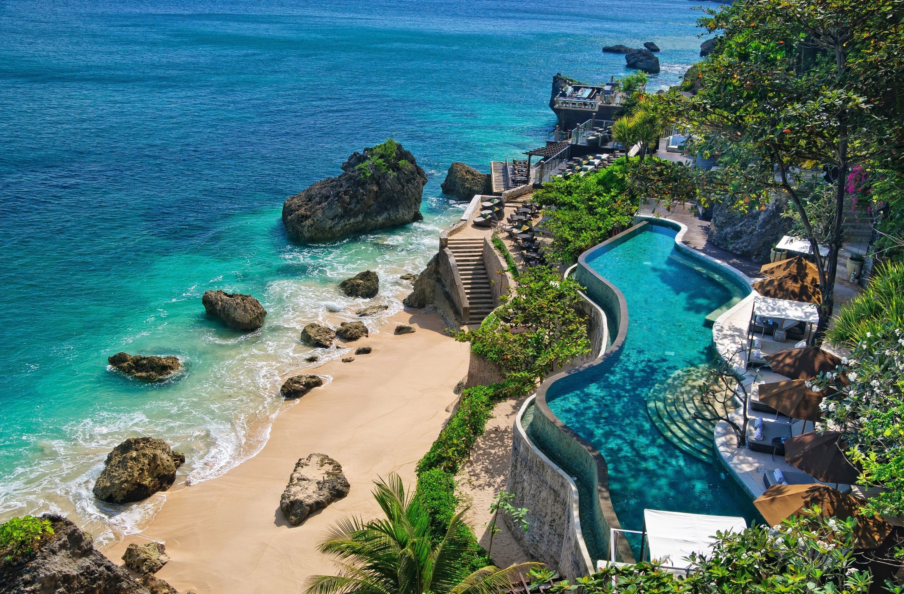 Bali resorts, Idyllic paradise, Luxurious accommodations, Tropical beauty, 3080x2020 HD Desktop