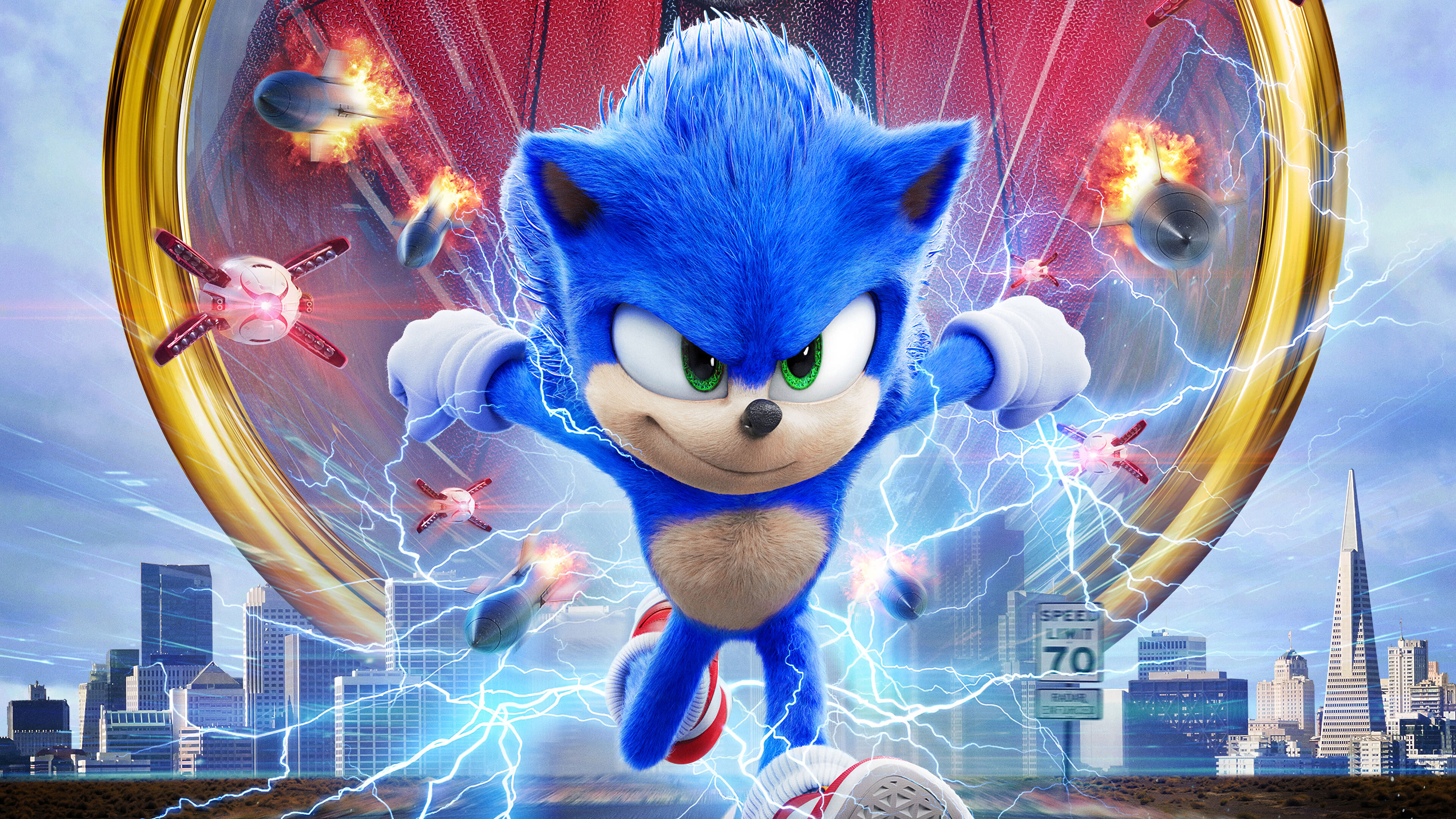 Movie Poster, Sonic The Hedgehog, Uhd 4k,, 3840x2160 4K Desktop
