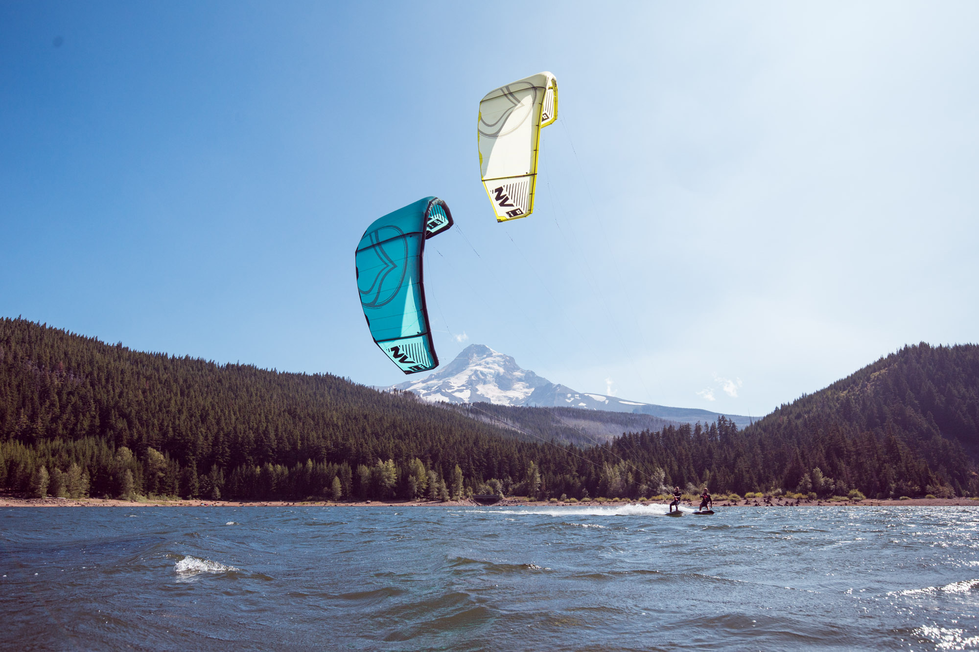 Kiteboarding: Kite open sea passages, IKO safety procedures and basics of sailing navigation. 2000x1340 HD Background.