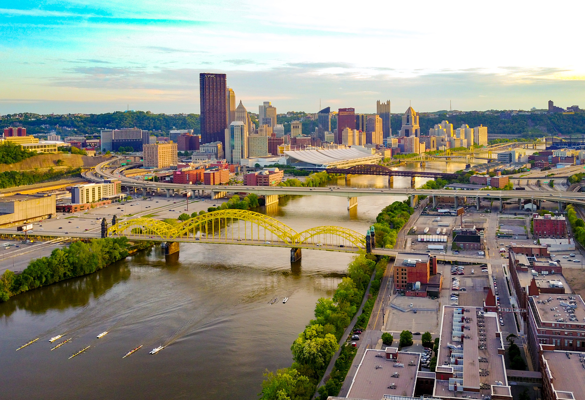 Pittsburgh Skyline, Stunning cityscape, Impressive photographs, Urban marvels, 2050x1410 HD Desktop