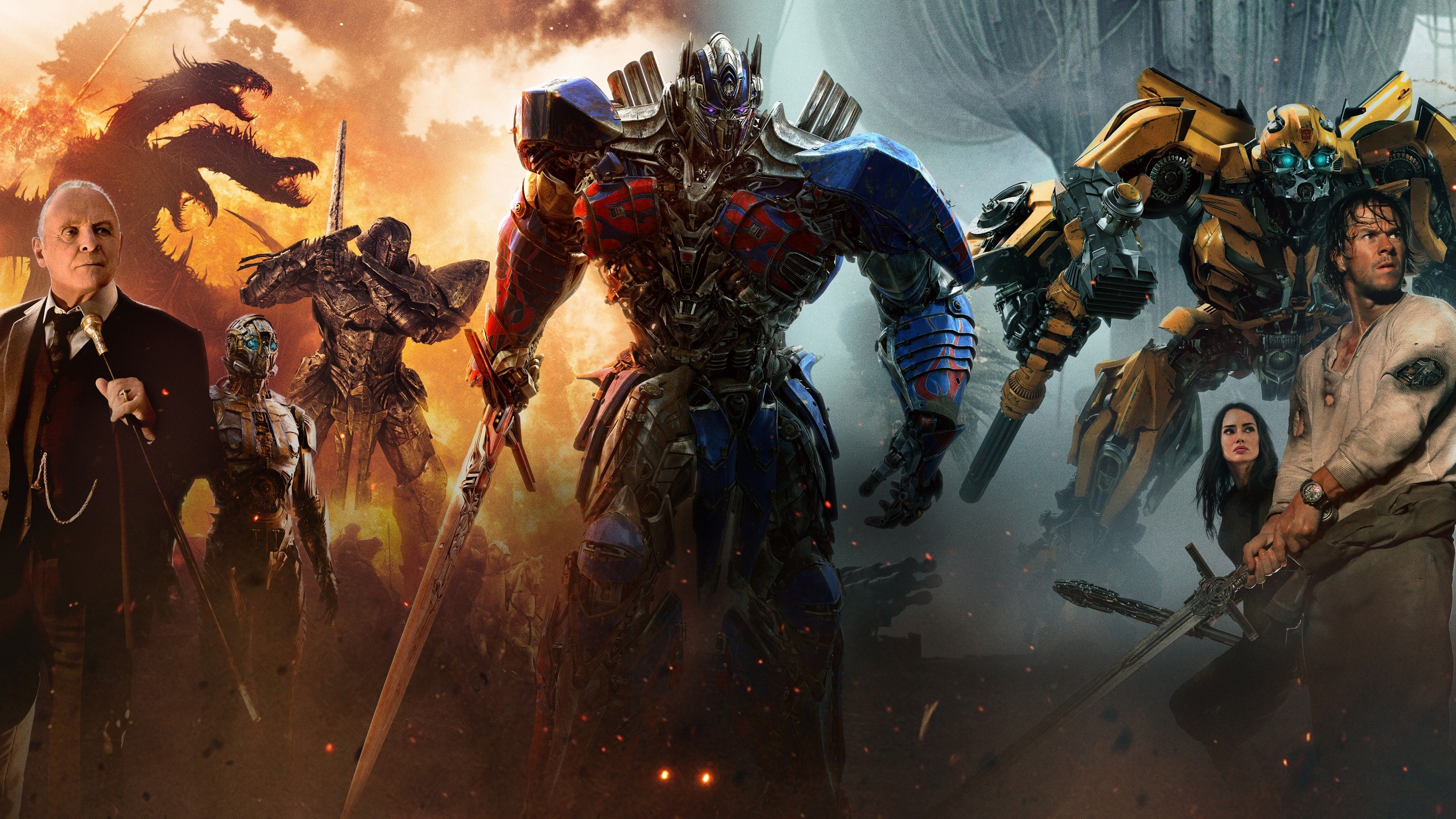 Transformers last knights, Movie wallpapers, Desktop, 3840x2160 4K Desktop