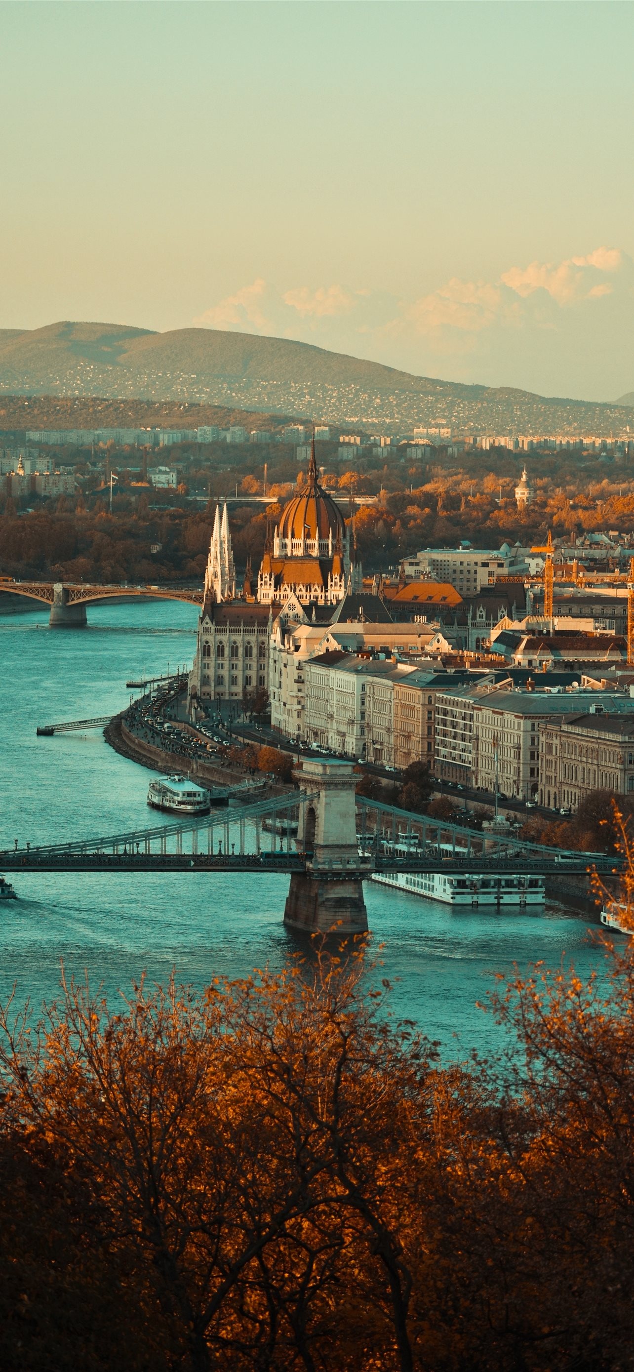 Budapest: The central area of the city, Classified as a UNESCO World Heritage Site. 1290x2780 HD Wallpaper.