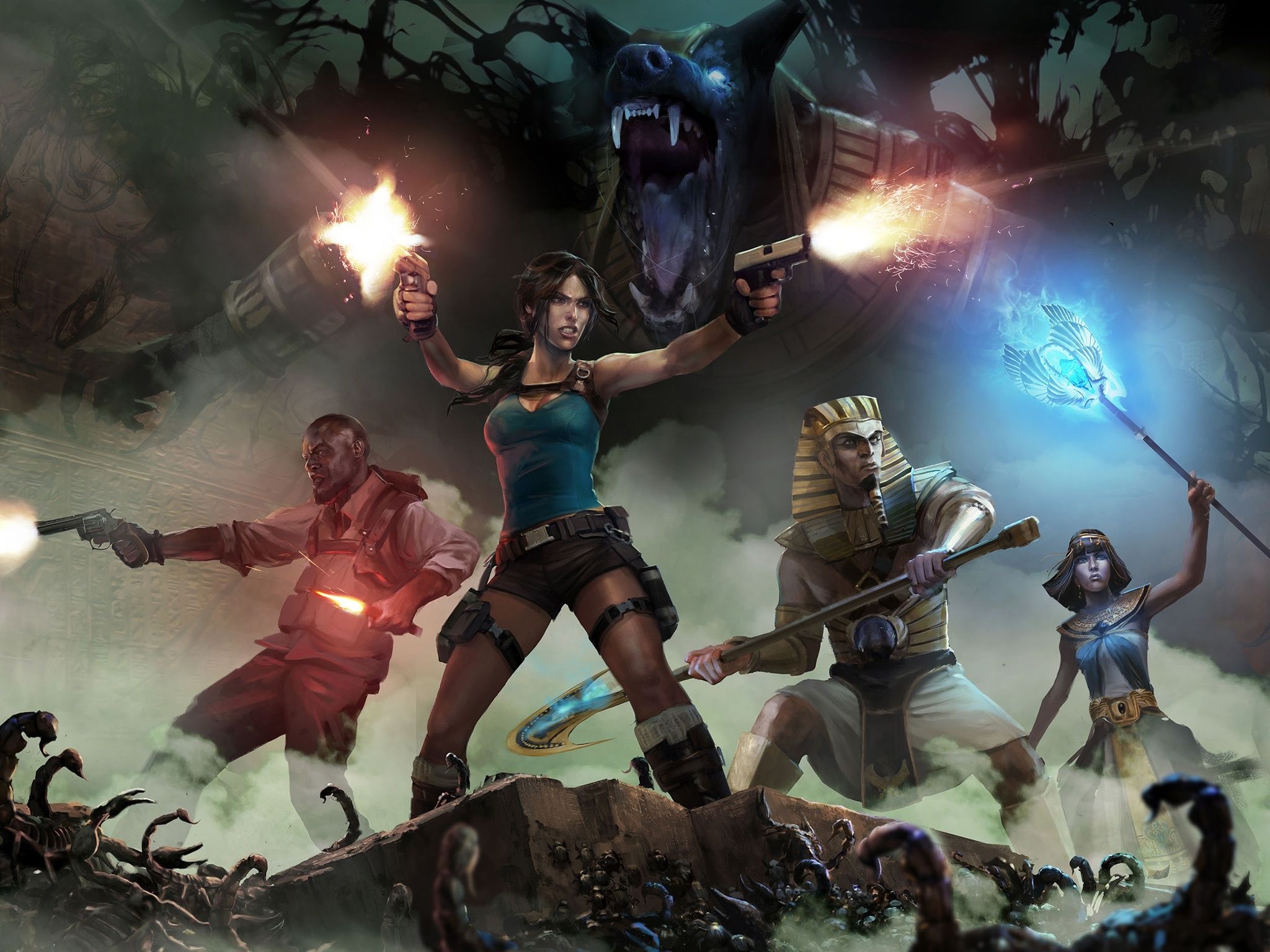 Kane Chronicles, Temple of Osiris, Lara Croft, New Tomb Raider, 2050x1540 HD Desktop