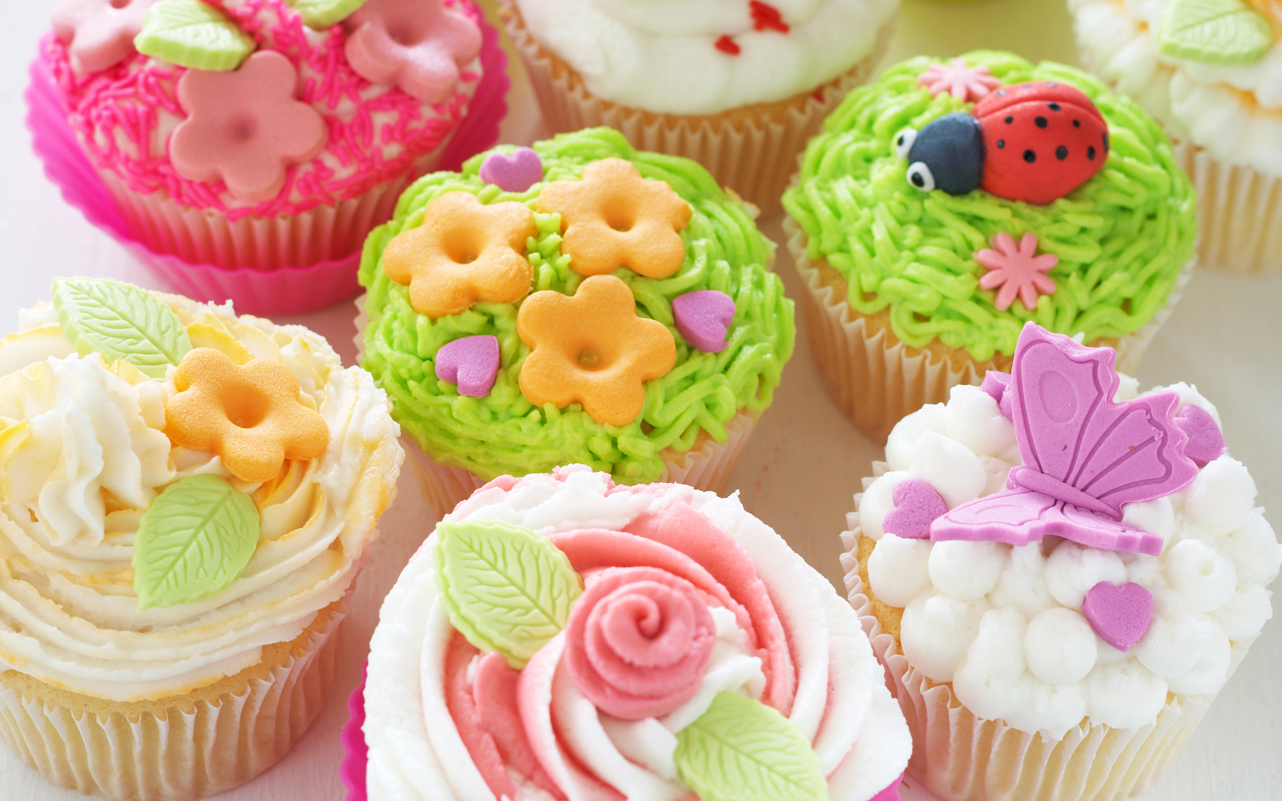 Mouth-watering cupcakes, HD wallpaper, Tempting dessert, Sweet delight, 2560x1600 HD Desktop