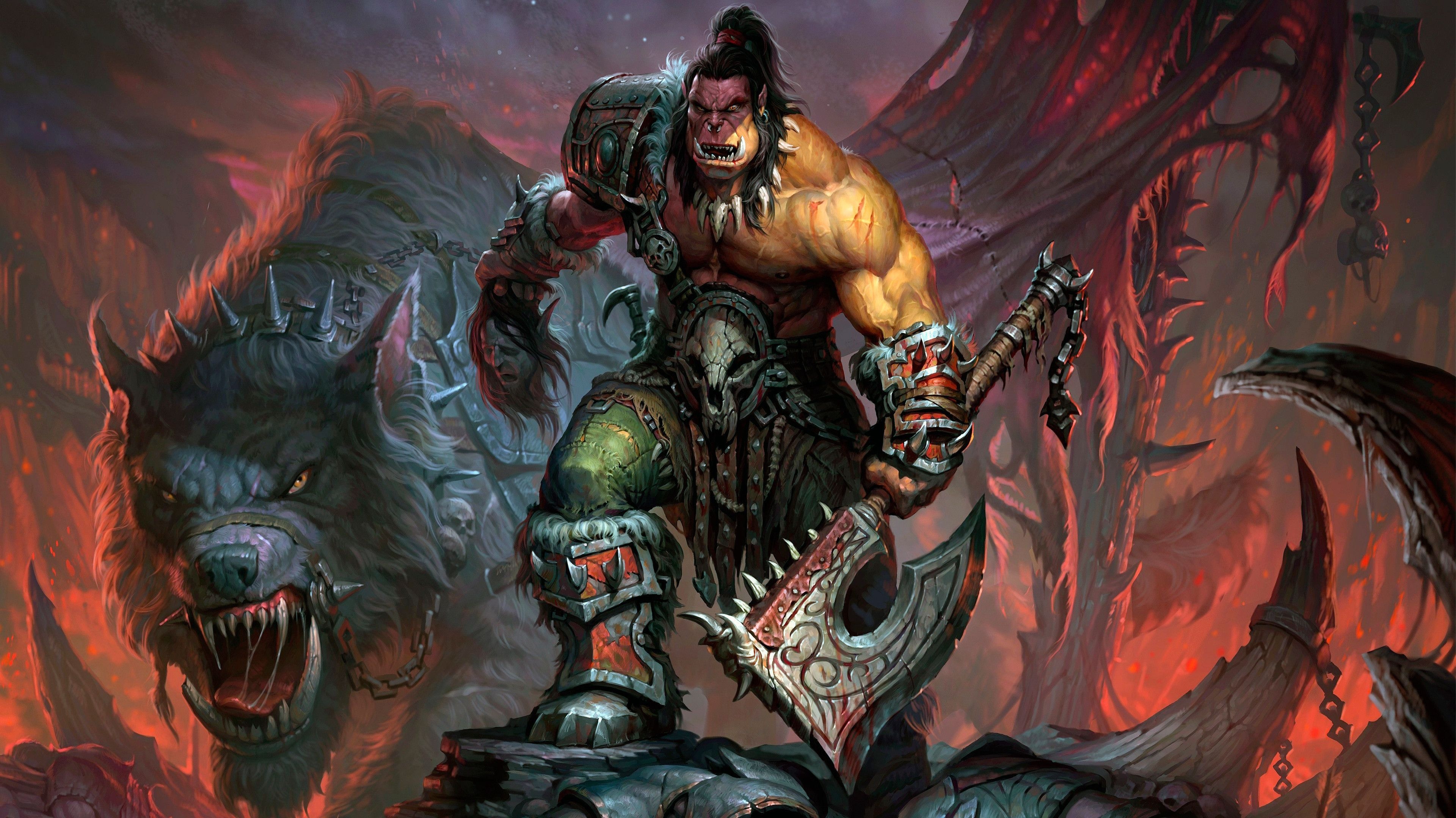 Horde, World of Warcraft, 4k wallpapers, Warcraft battles, 3840x2160 4K Desktop