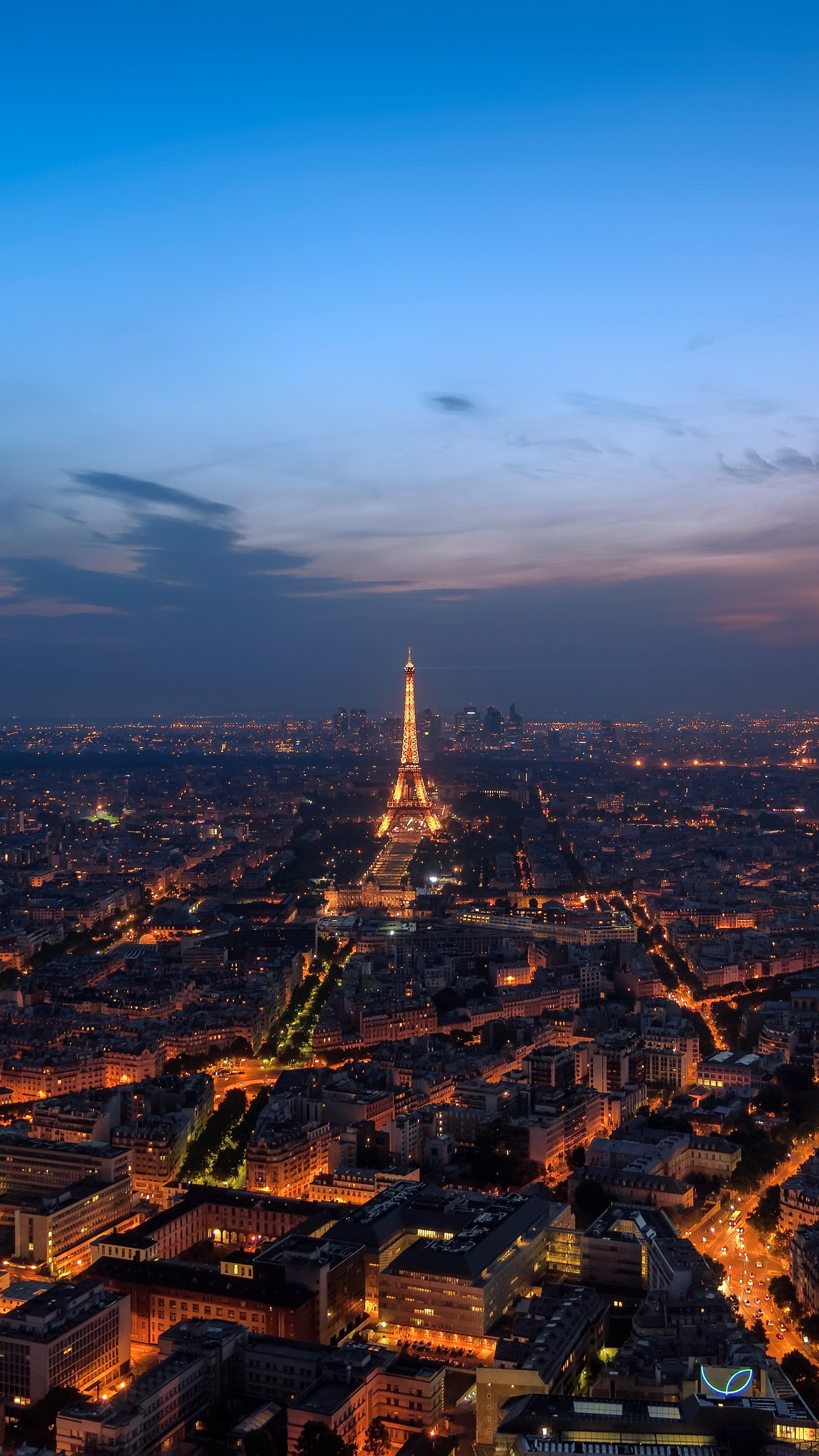 Paris: Its 19th-century cityscape is crisscrossed by wide boulevards and the River Seine. 2160x3840 4K Wallpaper.