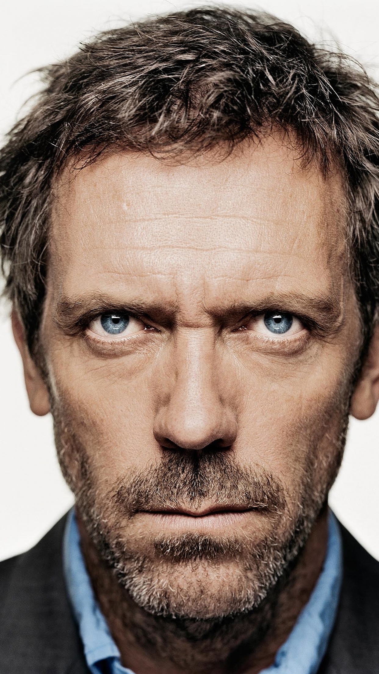 Hugh Laurie, Movies, Actor, Blue-eyed, 1250x2210 HD Phone