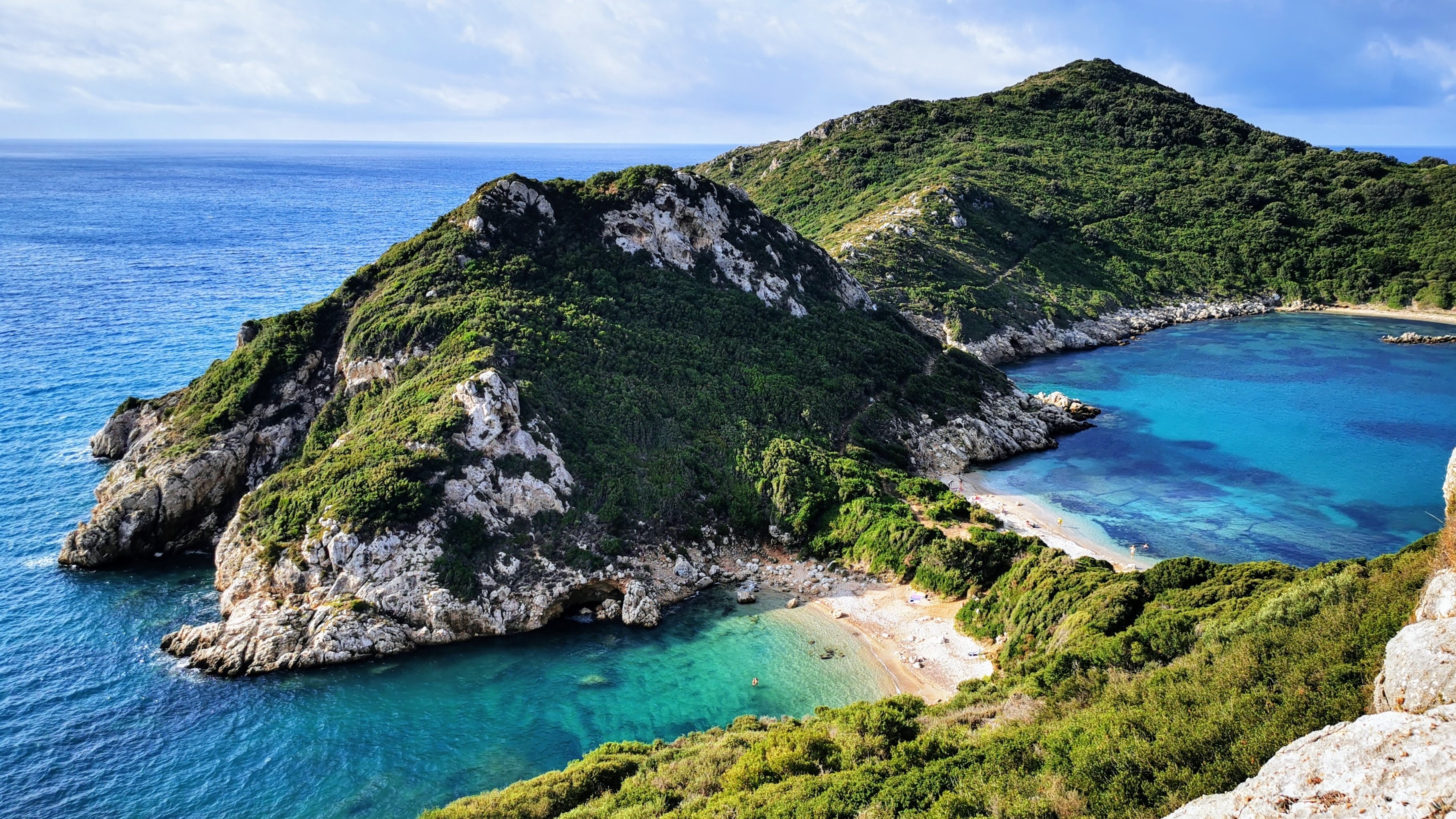 Corfu Island, Flight options, Travel planning, Island adventure, 3650x2060 HD Desktop