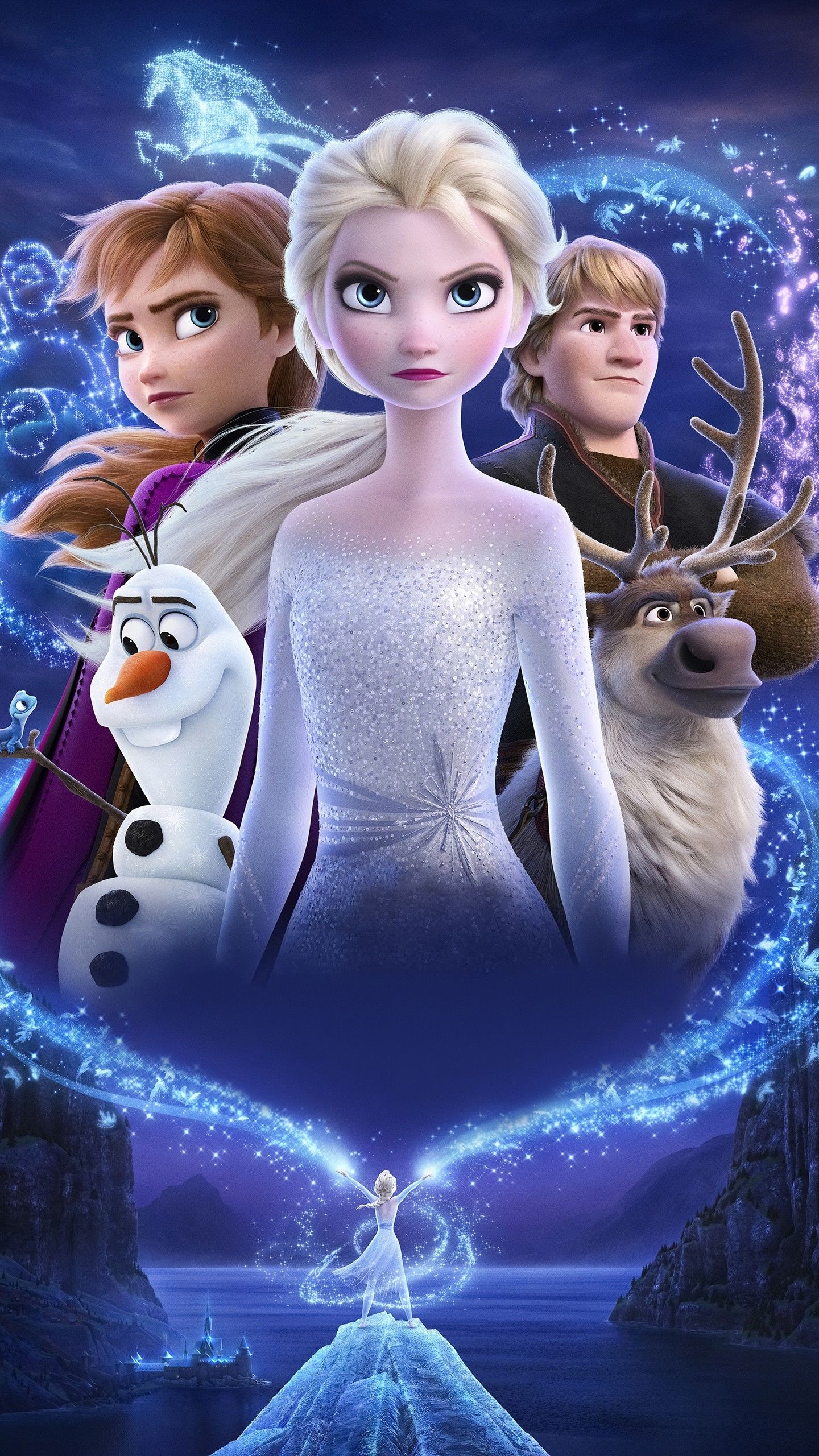 Frozen II, Top wallpapers, Elsa, Backgrounds, 1440x2560 HD Phone