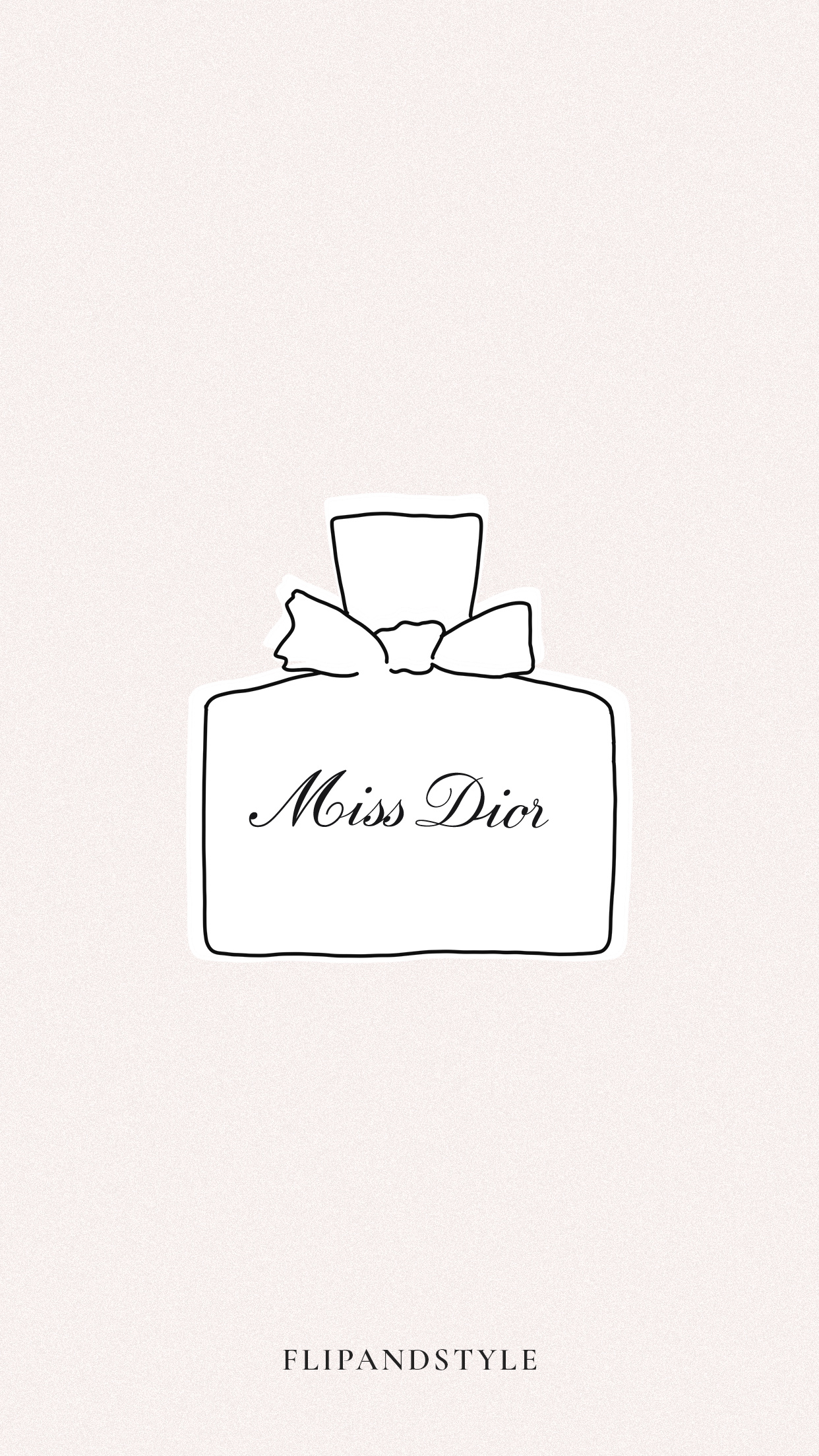 Dior: Miss Dior Eau de Parfum, Emblematic of Dior's femininity and Couture spirit. 1250x2210 HD Background.