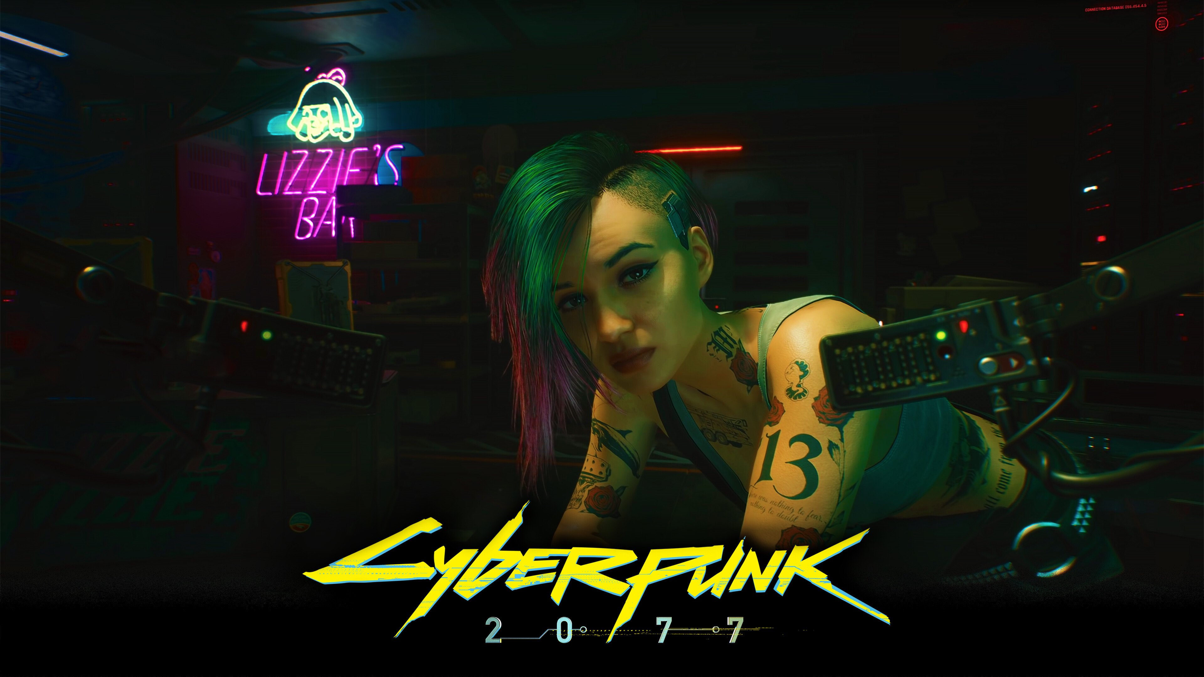 Cyberpunk 2077: Judy Alvarez, A skilled braindance techie and a member of the Mox. 3840x2160 4K Background.