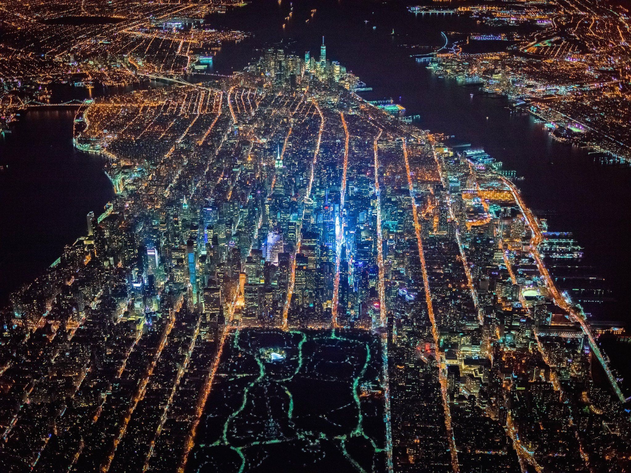 New York at Night, Pin on playces, 2050x1540 HD Desktop
