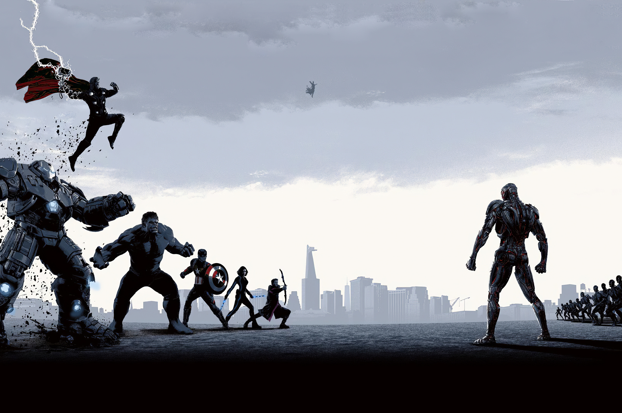 Avengers artwork, 4K wallpapers, Chromebook Pixel, HD images, 2560x1700 HD Desktop
