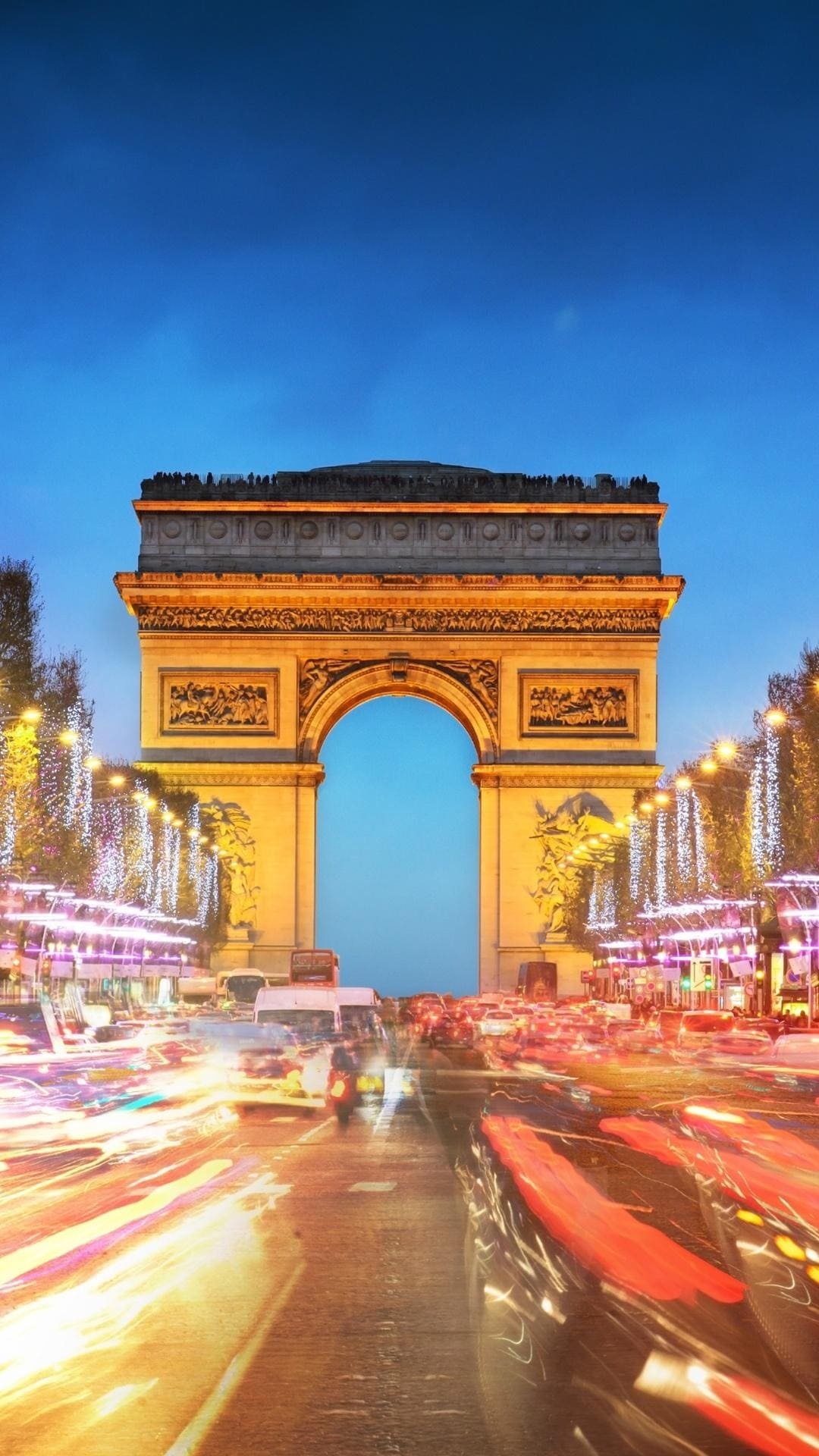 Arc de Triomphe, High quality wallpapers, Stunning images, French heritage, 1080x1920 Full HD Phone