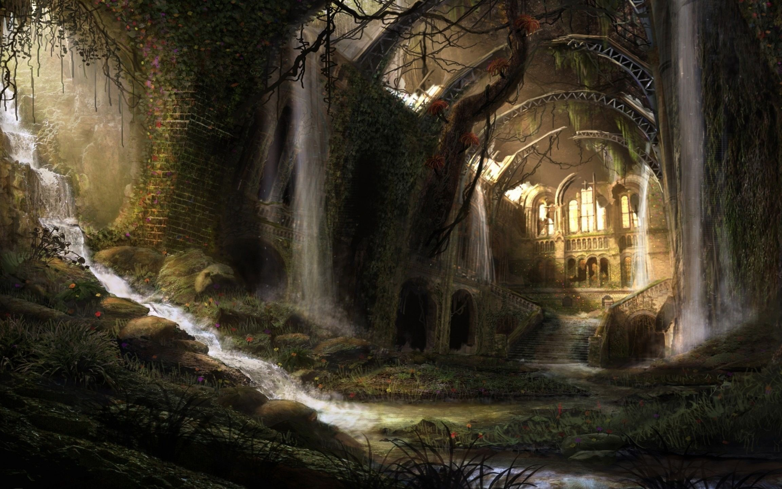 Mirkwood, Elven forest wallpapers, Enchanting landscapes, Mystical beauty, 2560x1600 HD Desktop