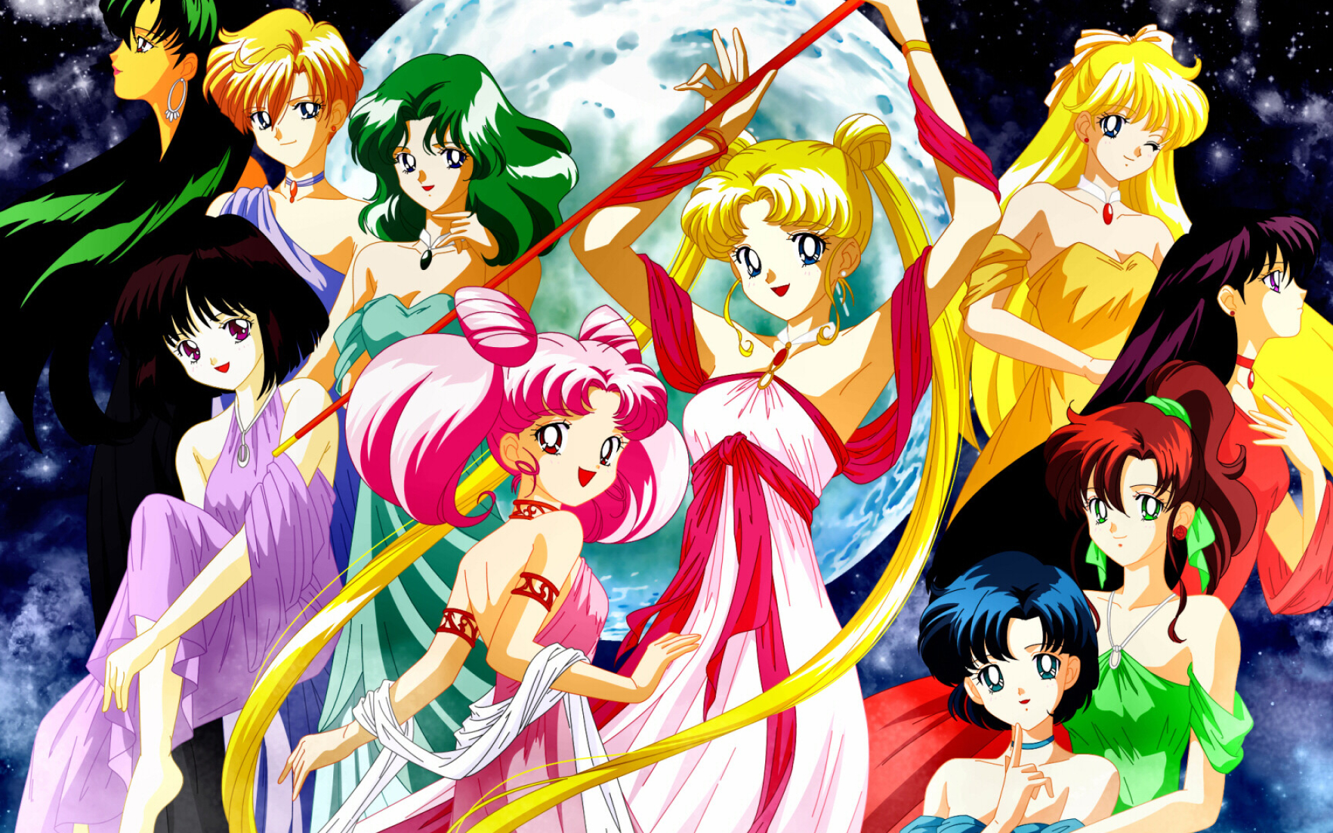 Sailor Moon Eternal: A two part movie of the SM Crystal franchise which adapts the Dream arc from the manga. 1920x1200 HD Wallpaper.