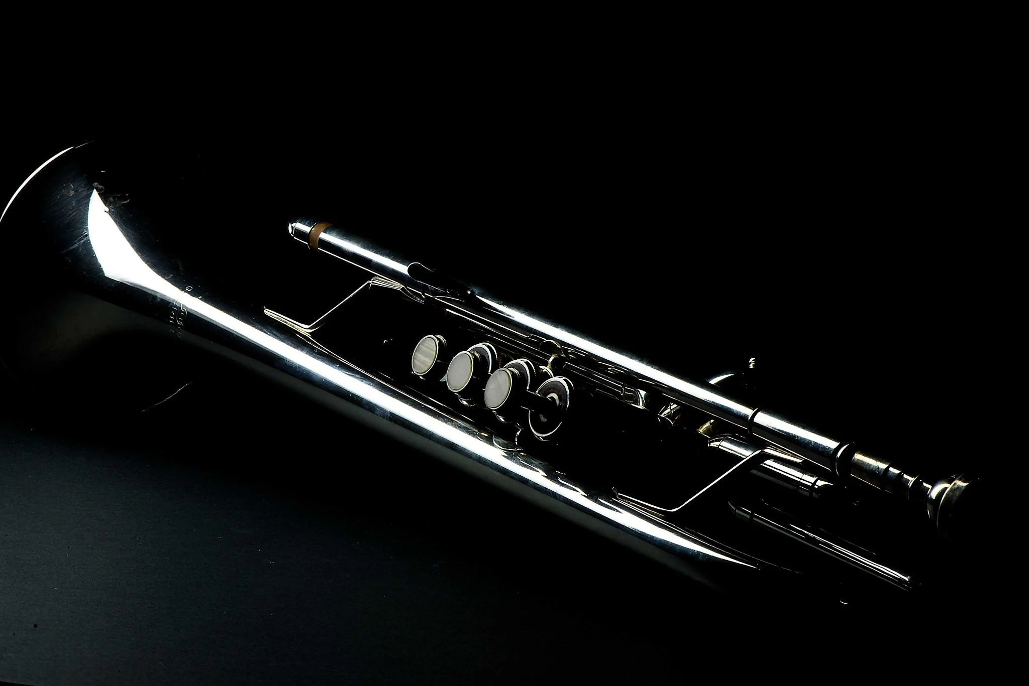 Trumpet: The soprano voice of the brass family, Piston valves, Classical music. 2050x1370 HD Background.