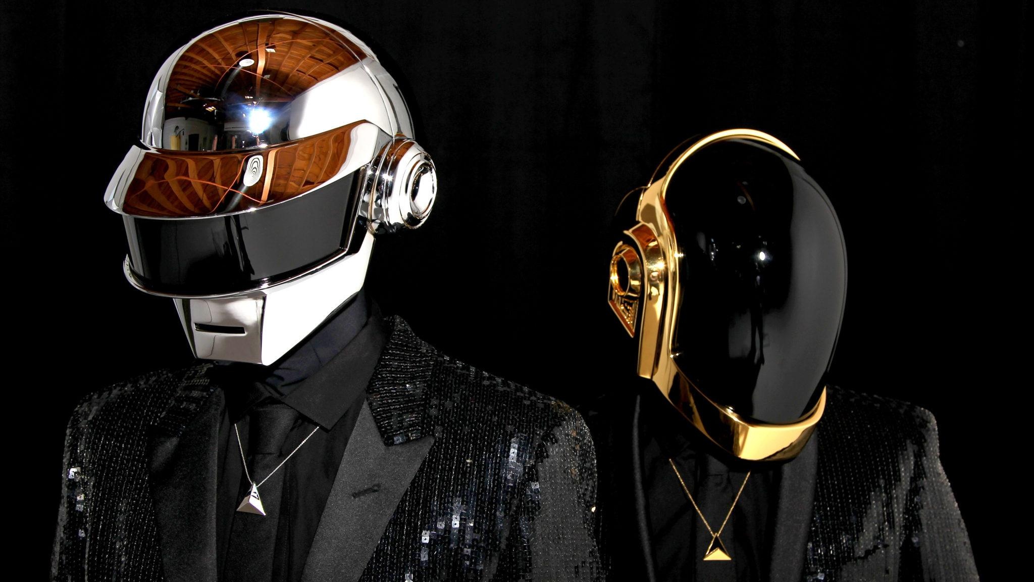 Daft Punk, Complete history, Creative infographic, Music evolution, 2050x1160 HD Desktop