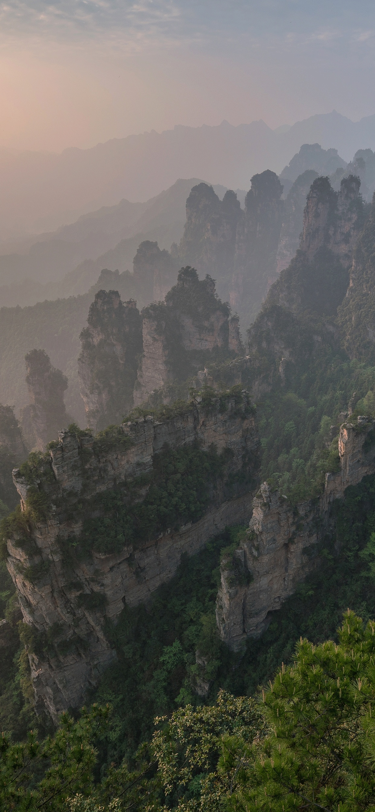 Zhangjiajie national park, iPhone wallpaper, HD art, 1250x2690 HD Phone