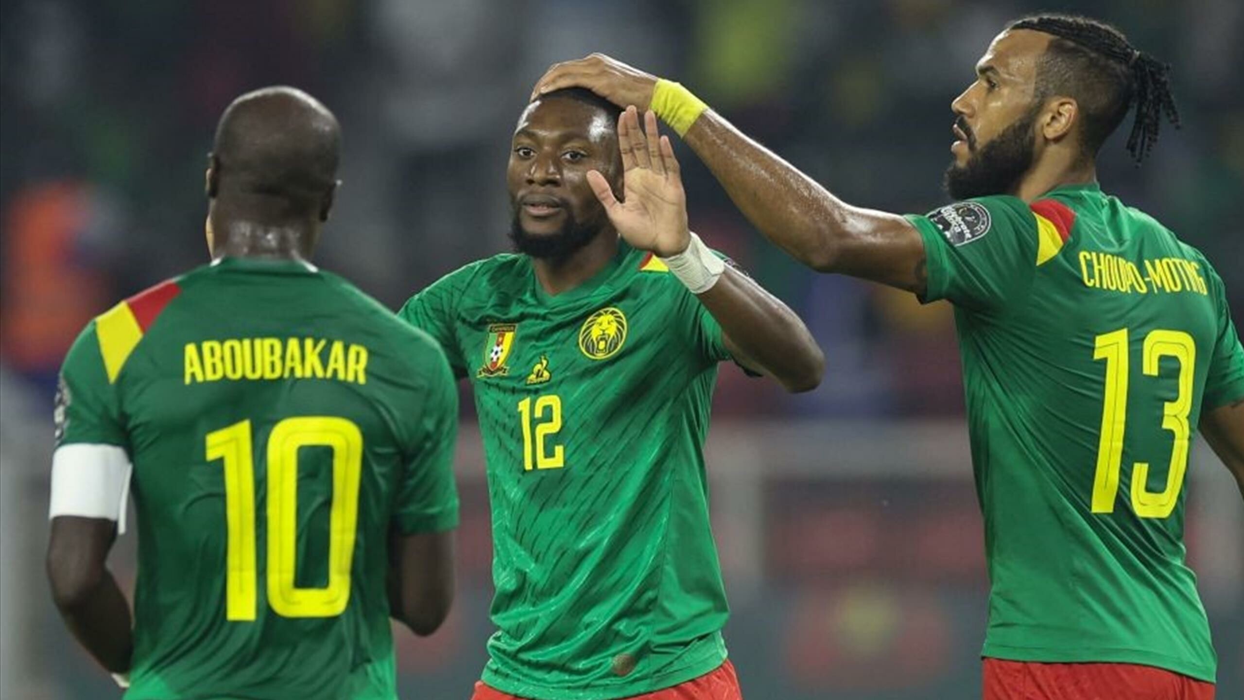 Africa Cup of Nations, Cameroon progress, 10 man Comoros, Eurosport, 2560x1440 HD Desktop