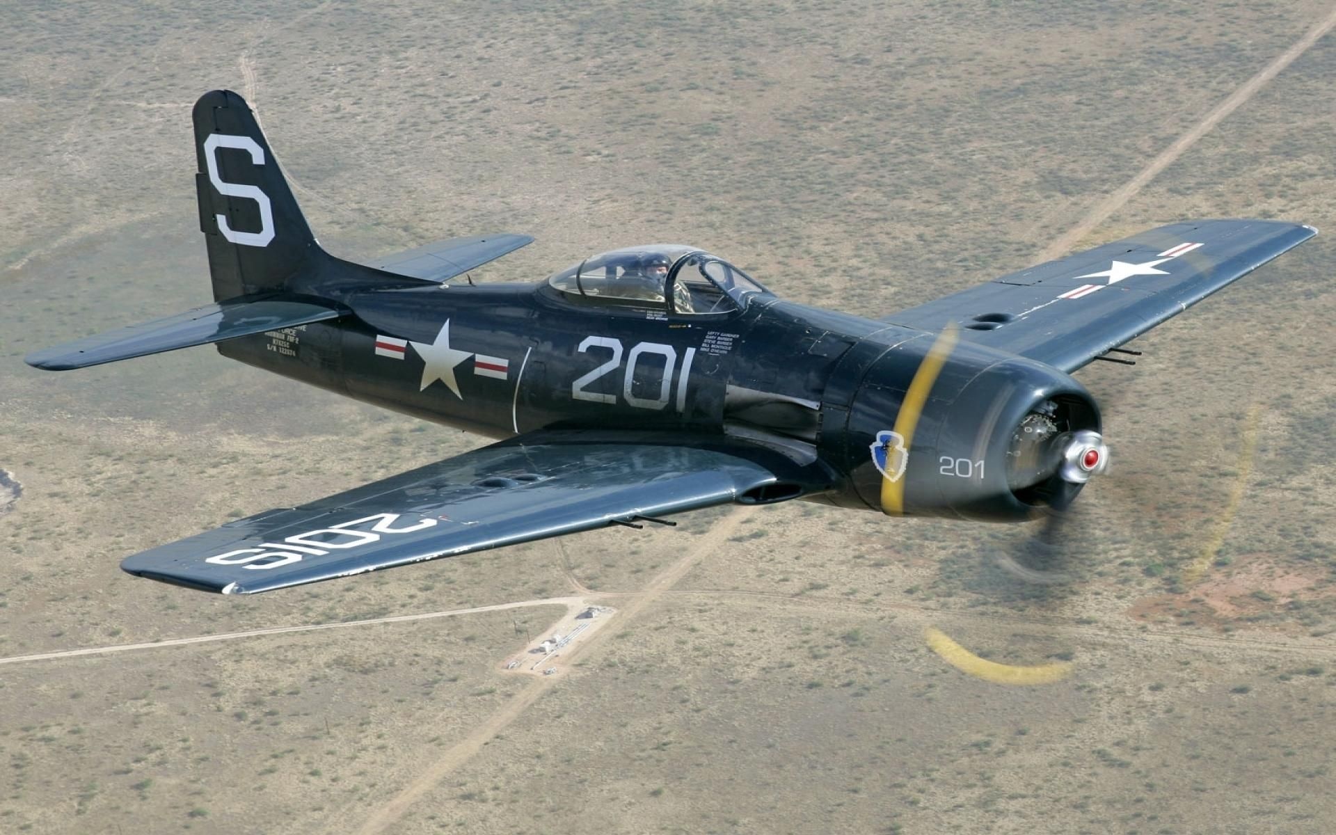 Grumman Bearcat, F8F Bearcat, US Navy aircraft, WWII fighter planes, 1920x1200 HD Desktop