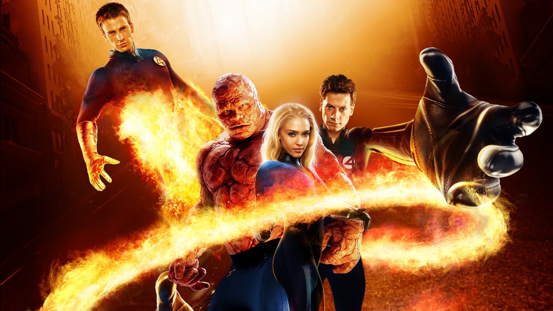 Human Torch: Fantastic Four: Rise of the Silver Surfer, 2007, Marvel Universe. 1920x1080 Full HD Wallpaper.