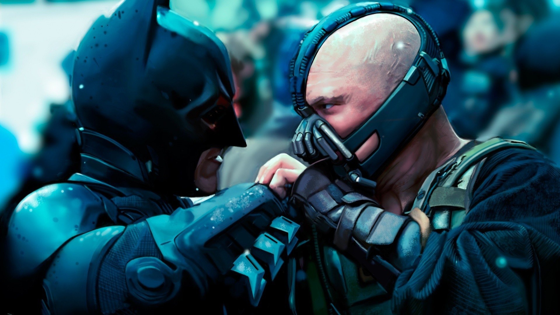Batman Christian Bale, Bane, Dark Knight Rises, 1920x1080 Full HD Desktop