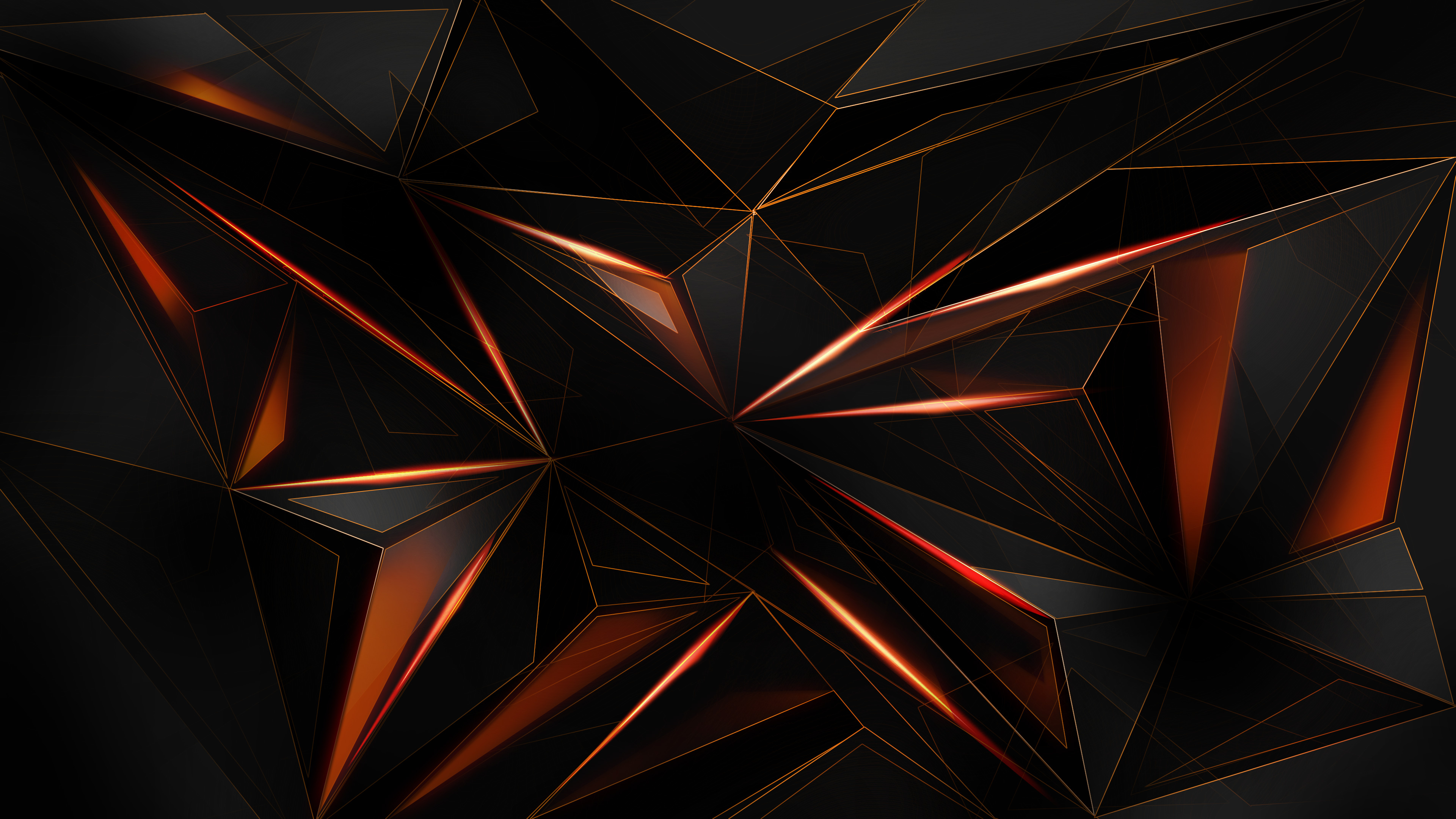 Polygon shapes, Abstrakte Form Wallpaper, 3840x2160 4K Desktop
