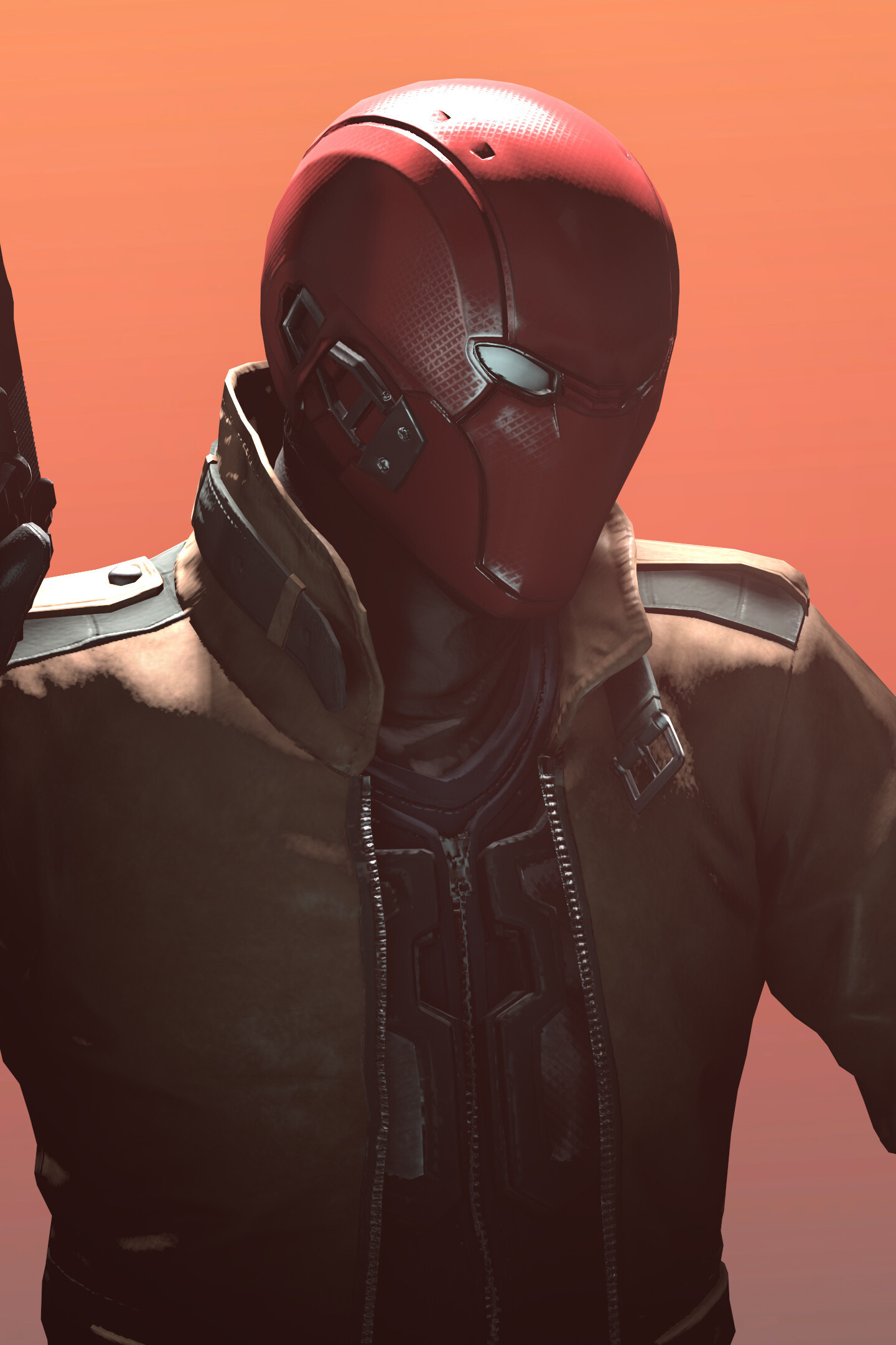 Injustice: Red Hood, A known anti-hero and former partner of Batman, A playable character. 1440x2160 HD Wallpaper.