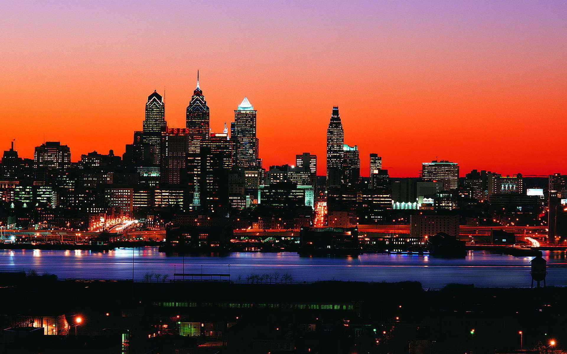 Pennsylvania travels, City Philadelphia skyline, USA, 1920x1200 HD Desktop