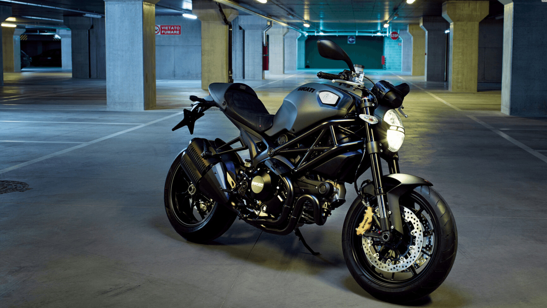 Ducati: Monster, was introduced by Miguel Angel Galluzzi in 1993, Motorcycle. 1920x1080 Full HD Background.