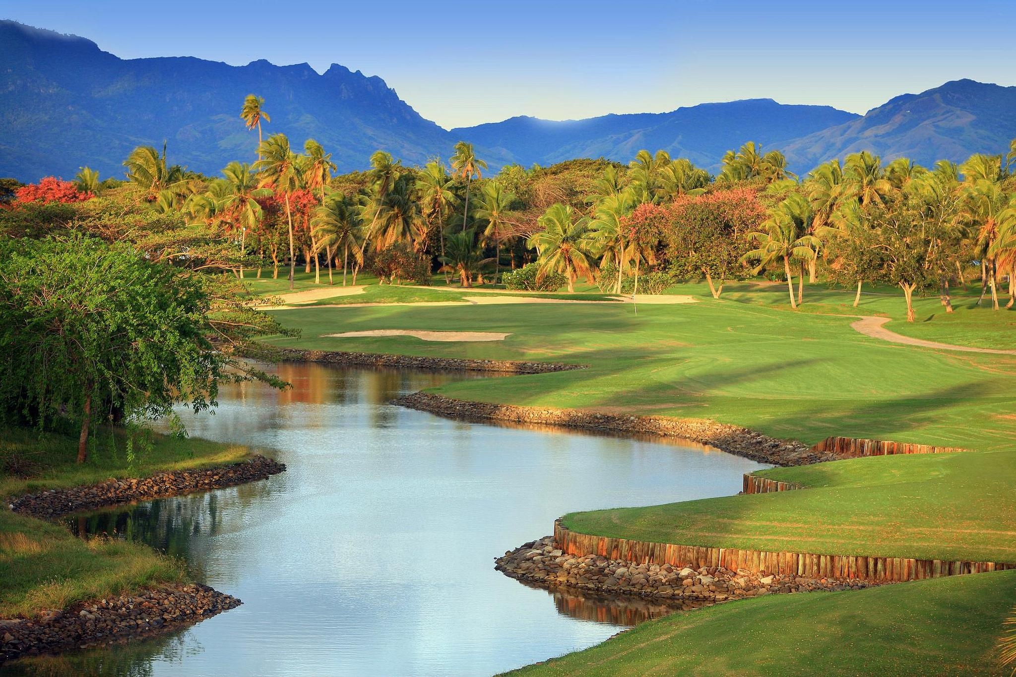 Golf Course: Fiji, Denarau Racquet Club, A game played on a large open area with 9 or 18 holes. 2050x1370 HD Wallpaper.