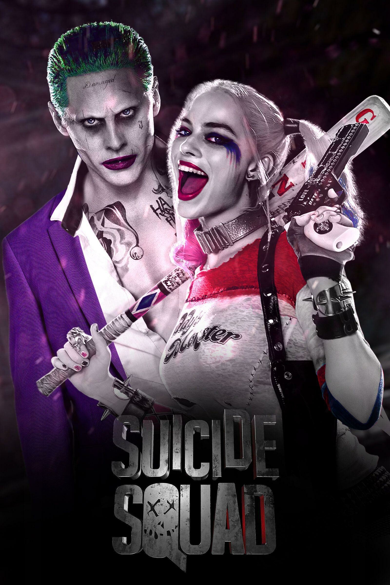 Suicide Squad: Joker, Quinn, Antiheroes, DCEU. 1600x2400 HD Wallpaper.