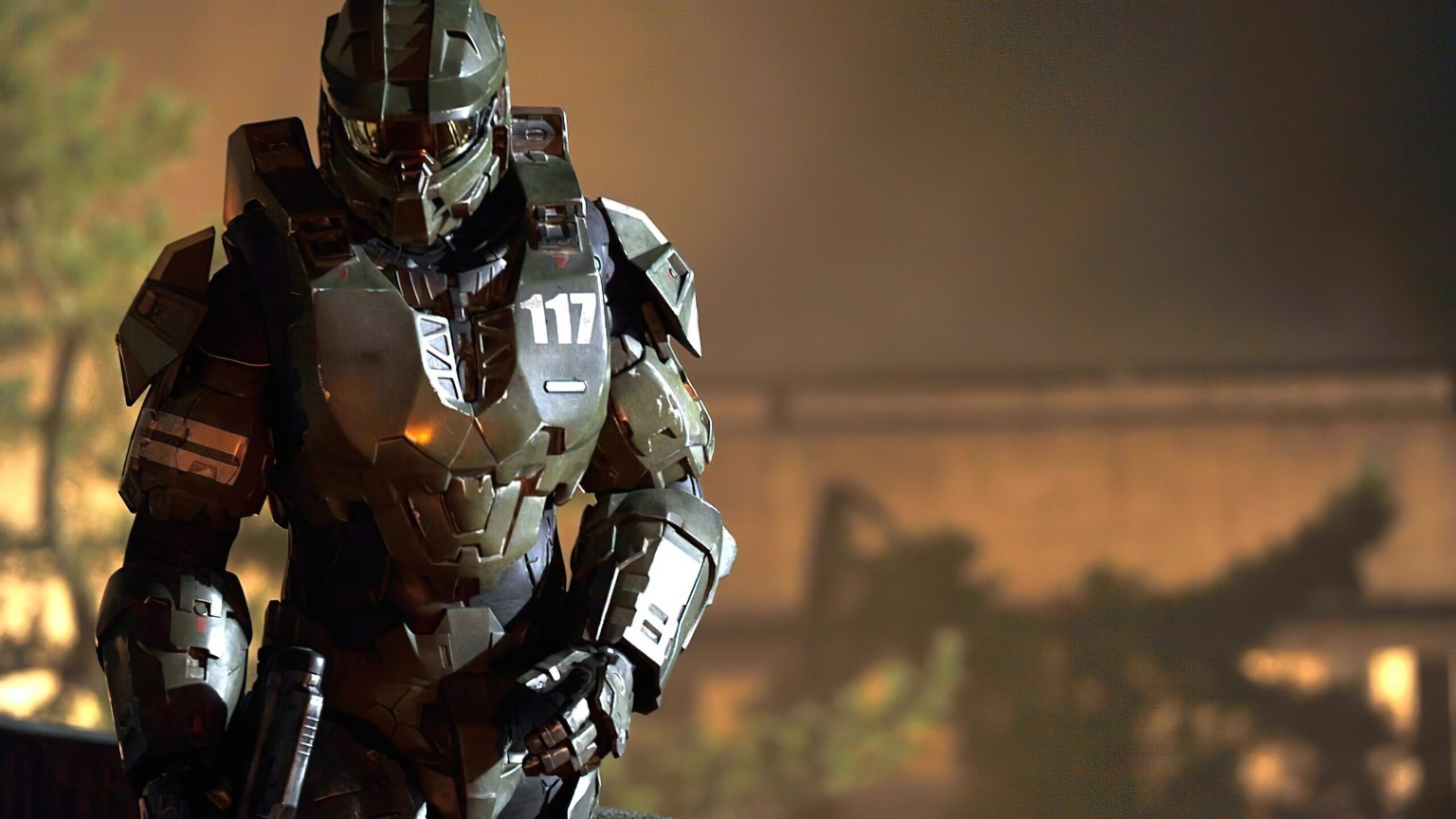 Halo (TV Series): Genetically engineered supersoldier known as "Spartan-117". 2560x1440 HD Background.