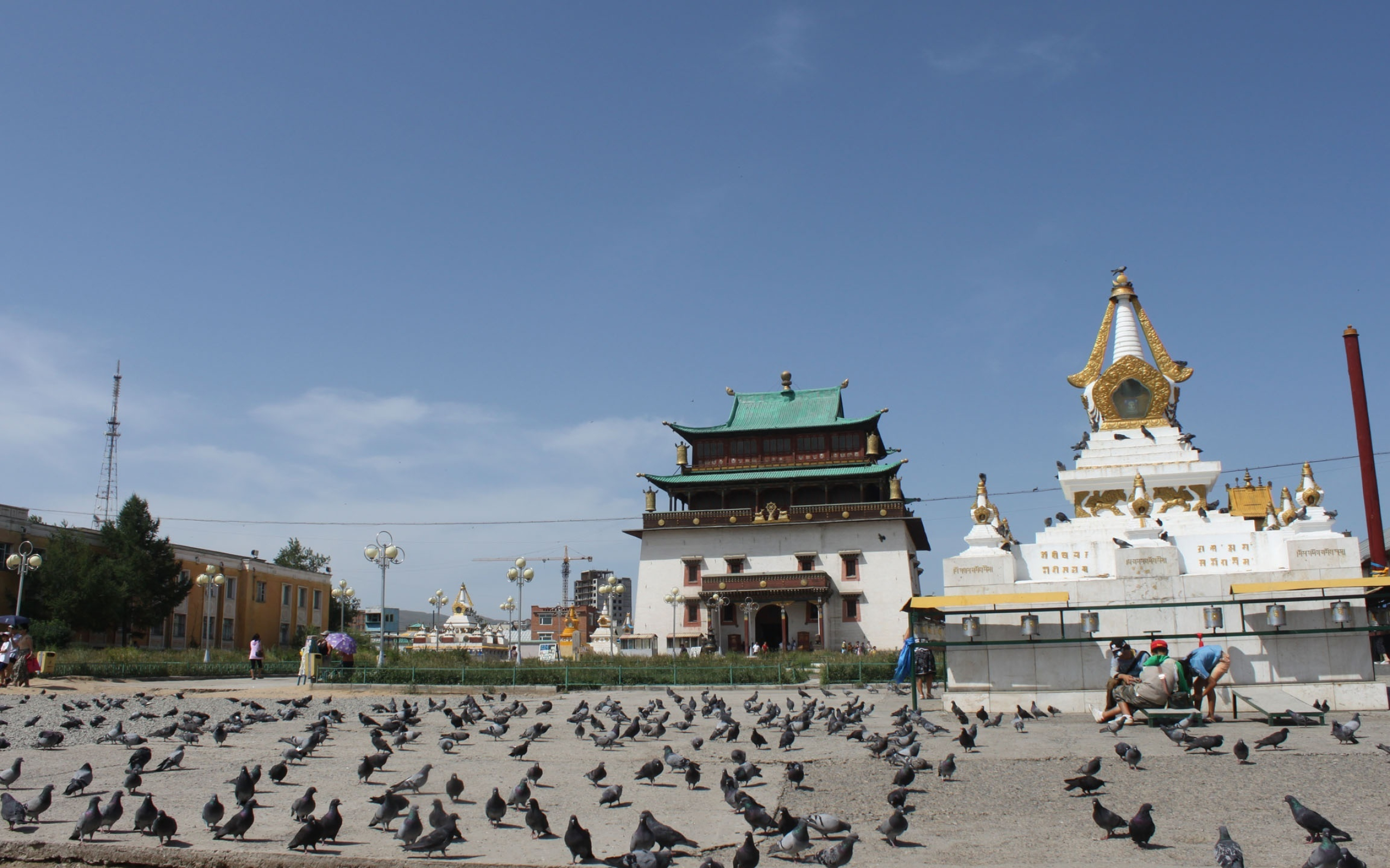 Free download temple, UB Ulaanbaatar Mongolia, Wallpaper religion, Sacred architecture, 2560x1600 HD Desktop