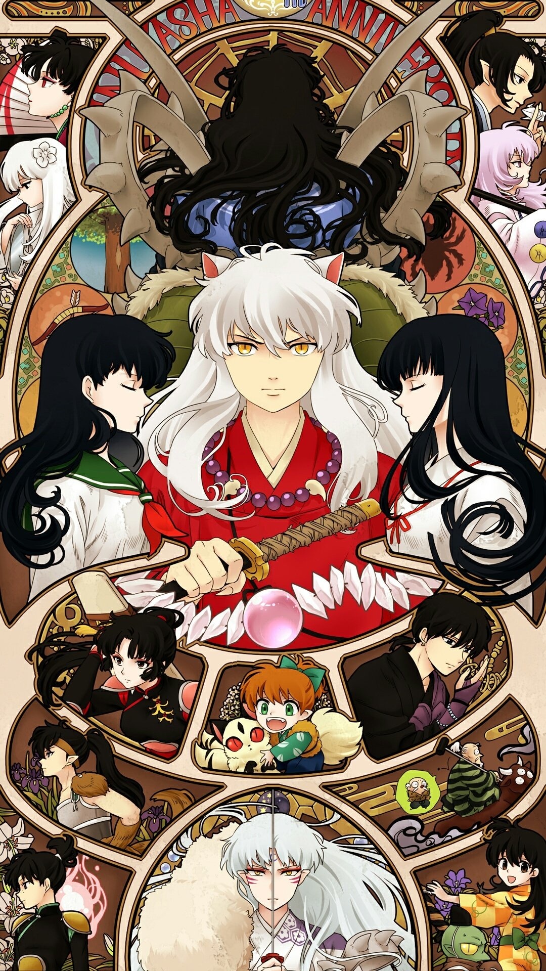 InuYasha, Anime series, Anime wallpaper, Posted by Sarah Walker, 1080x1920 Full HD Phone