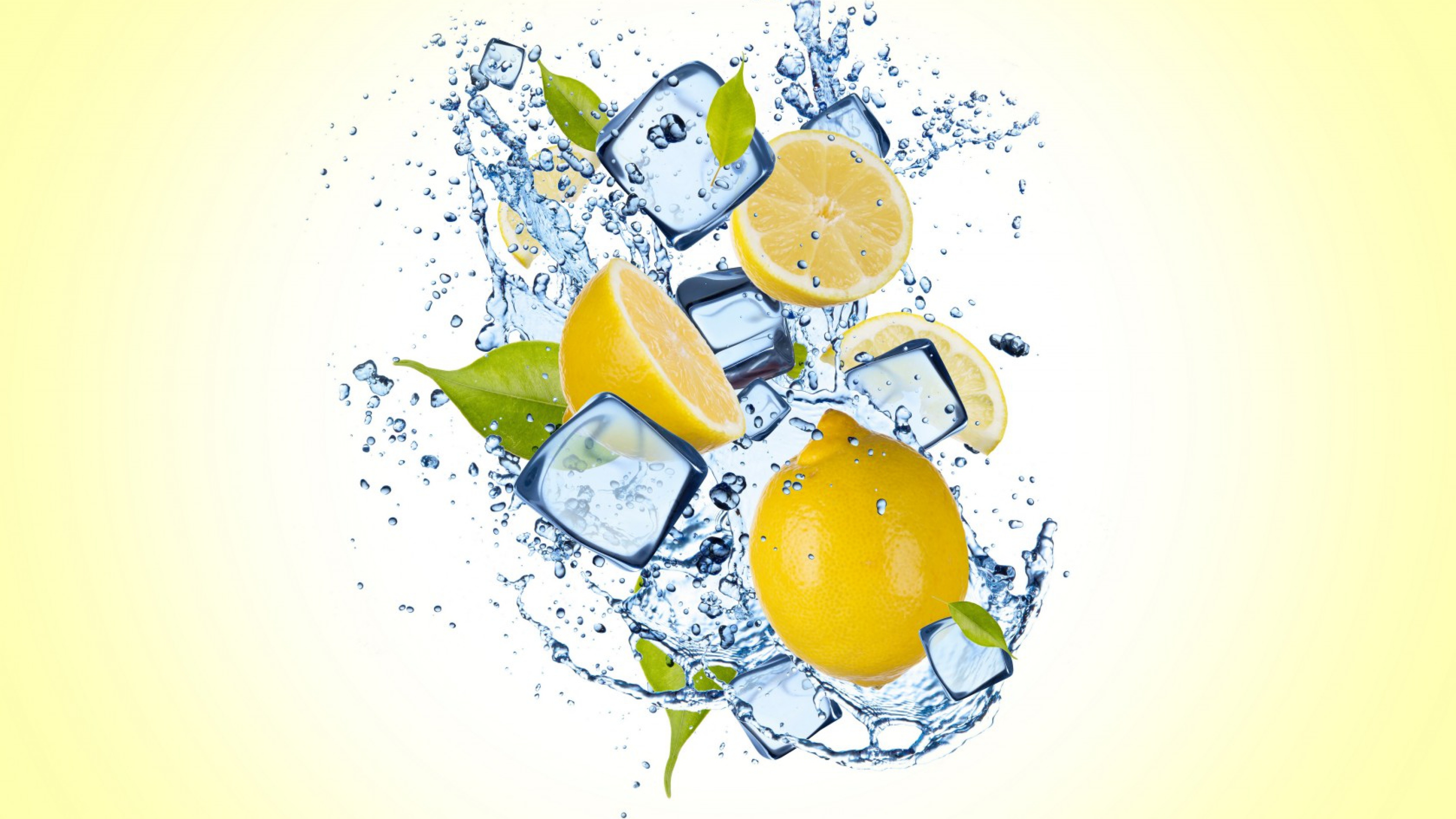Lemon: The flowering plant in family Rutaceae, Fruit. 3840x2160 4K Wallpaper.