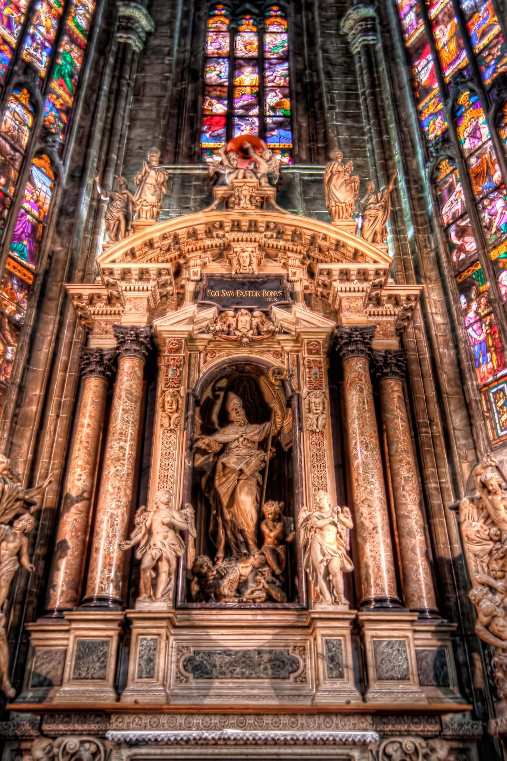 Milan Cathedral, Inside Milan Cathedral, Fine art photography, Nico Trinkhaus, 1710x2560 HD Phone