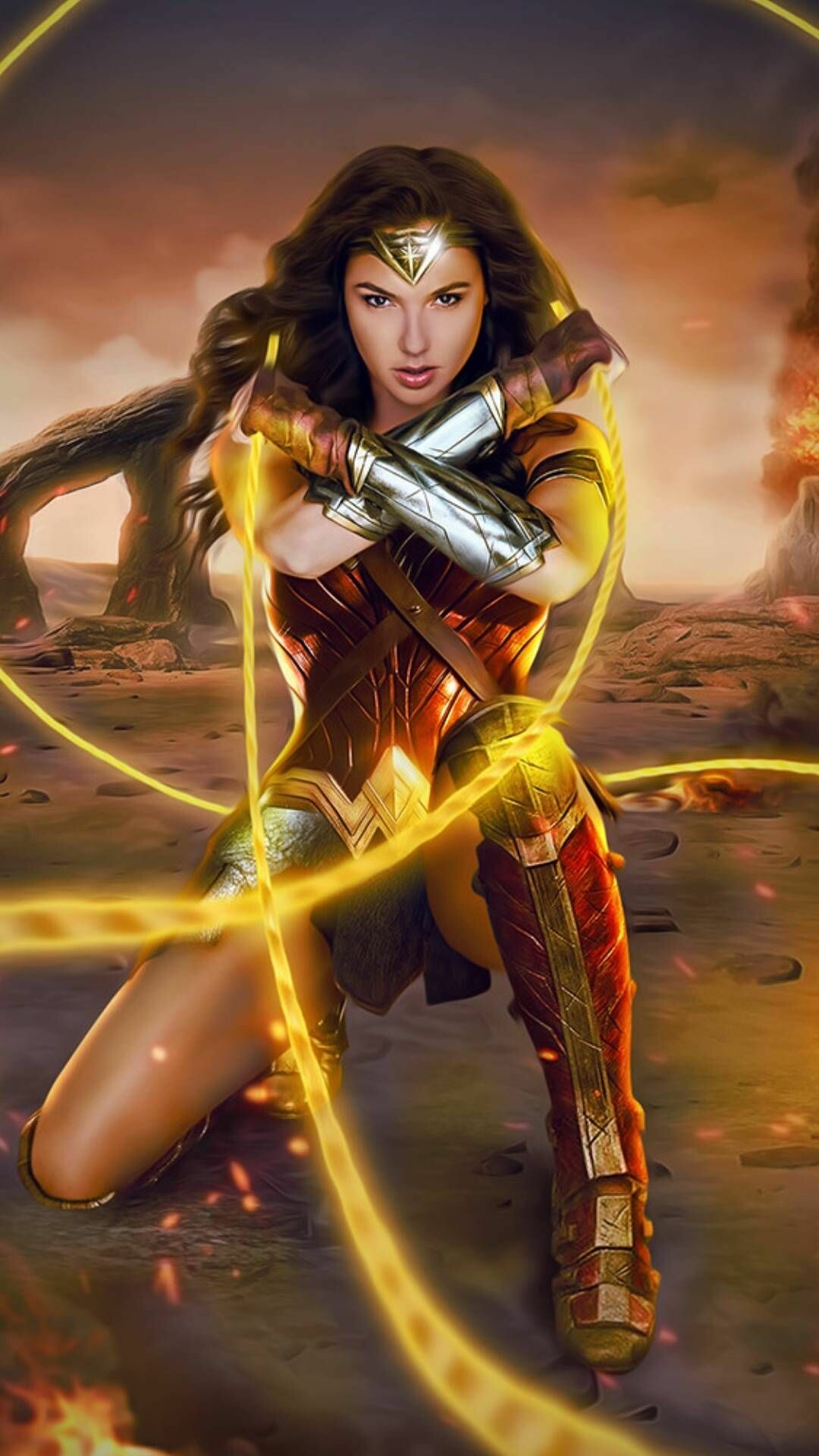Wonder Woman Game, Wallpaper HD, 4k, Fancyodds, 1080x1920 Full HD Handy