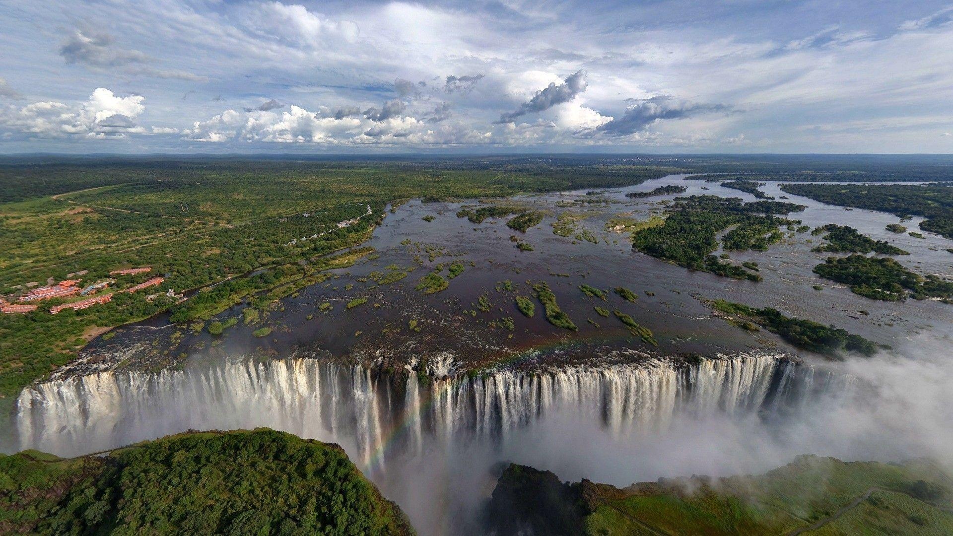 Victoria Falls National Park, Natural wonder, Spectacular views, Wildlife, 1920x1080 Full HD Desktop